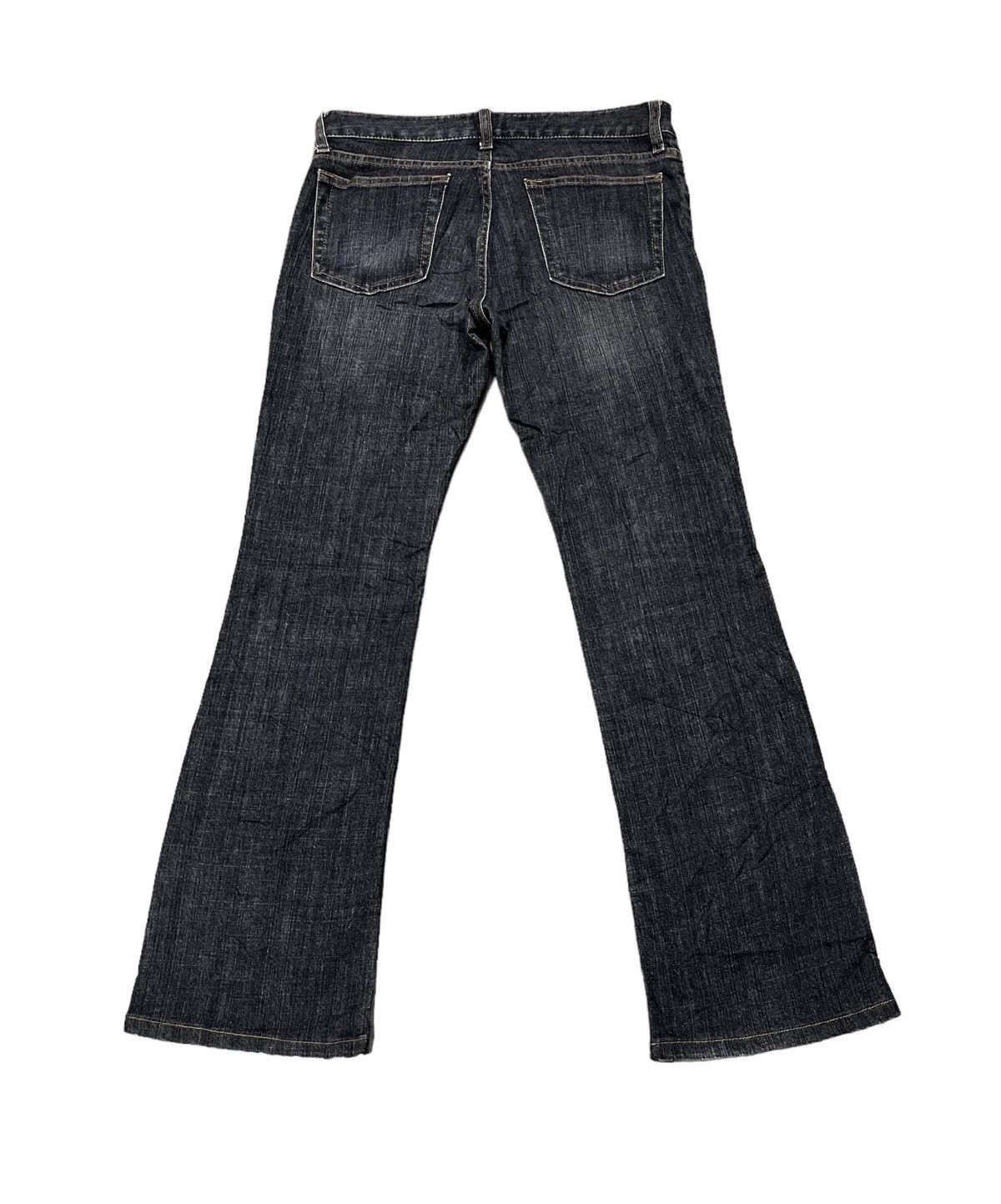 Japanese Brand Flare Jeans Uniqlo faded black denim bootcut Size US 30 / EU 46 - 2 Thumbnail
