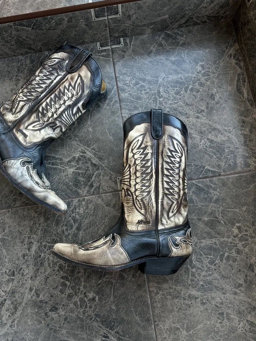 Cowboy Equipment Sancho Boots Vintage Vintage Sancho Cowboy Western Made in Spain Boots Sz 43 Grailed