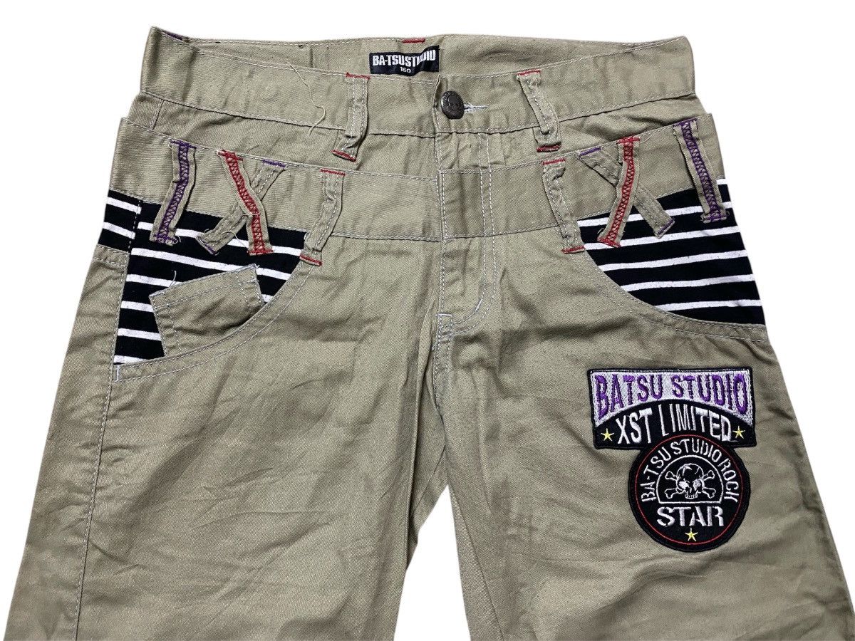 Japanese Brand Bat-su Studio Cropped Pants Streetwear Fashion Size US 30 / EU 46 - 2 Thumbnail
