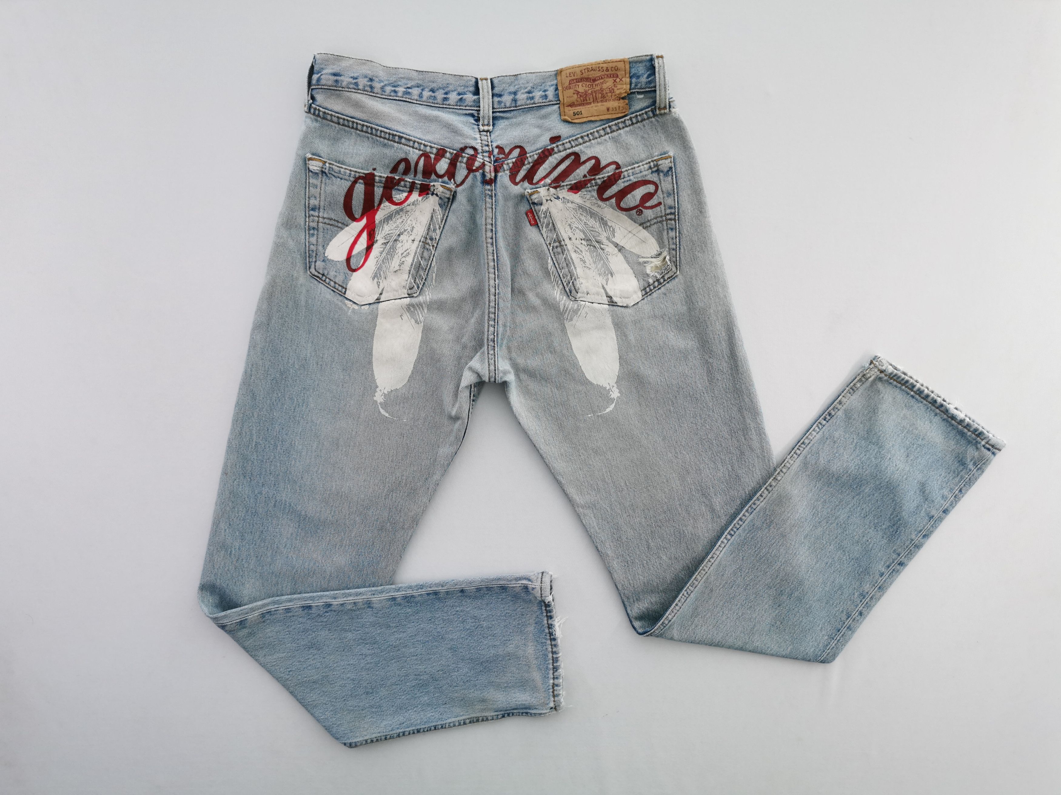 Levi's Vintage Levis Lot 501 Denim Jeans Pants Made In USA Size US 34 / EU 50 - 6 Thumbnail