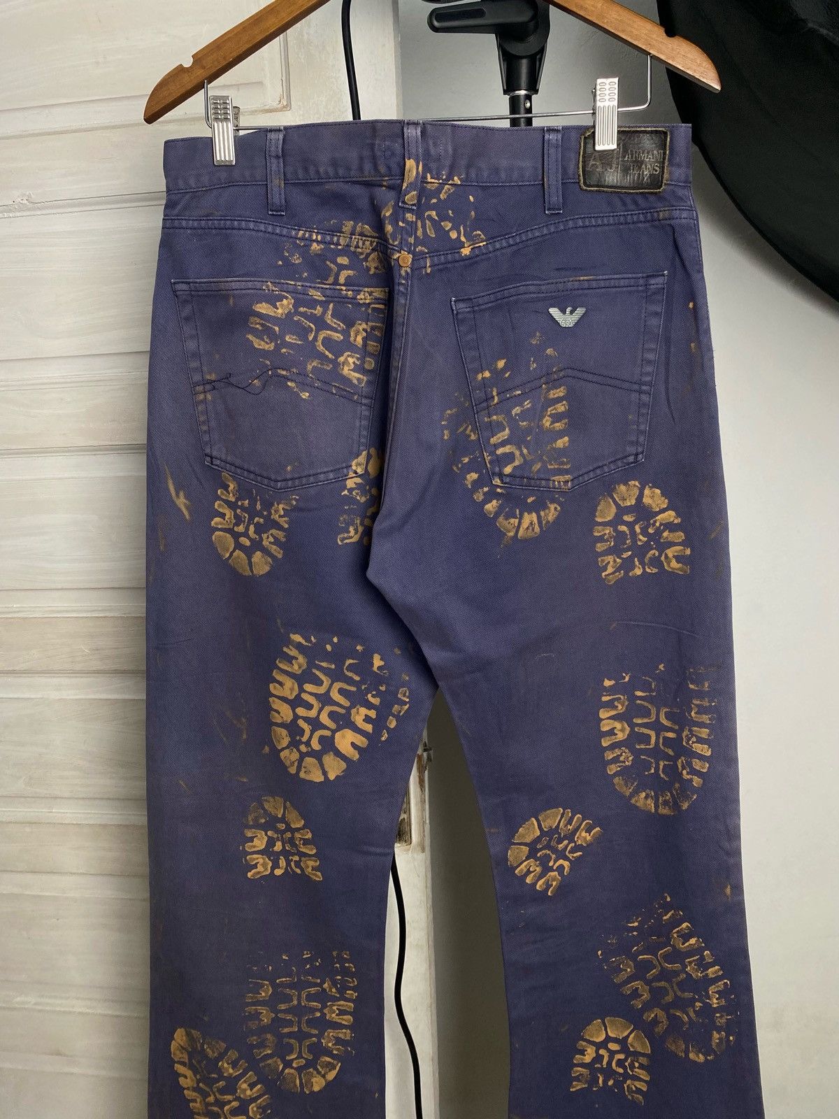Armani Archival Armani Laguna boot stamp pants Size US 33 - 4 Thumbnail