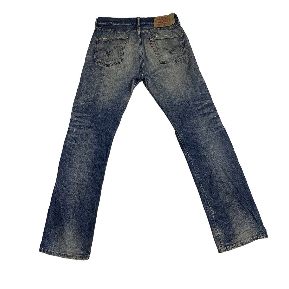 Levi's Levis 501 Kurt Cobain distressed denim Size US 30 / EU 46 - 2 Thumbnail