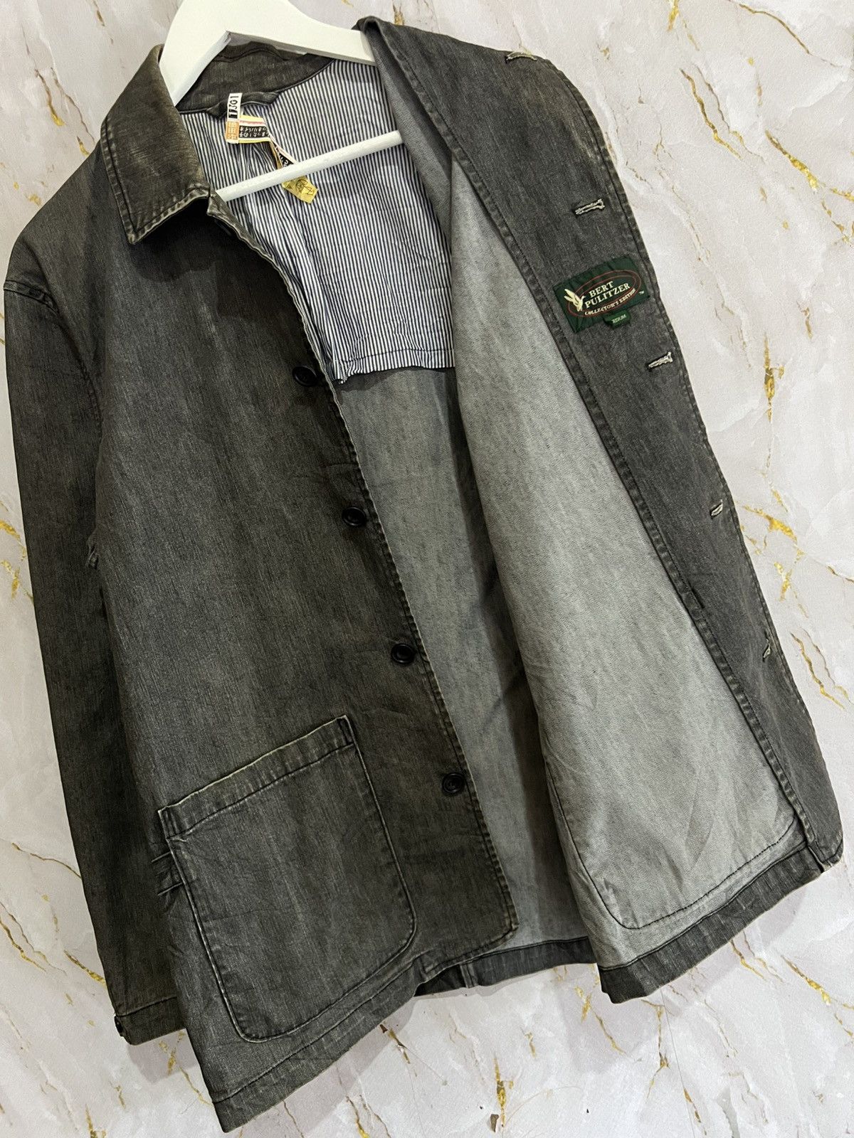 Japanese Brand BERT PULITZERT DENIM JACKET Size US M / EU 48-50 / 2 - 6 Thumbnail