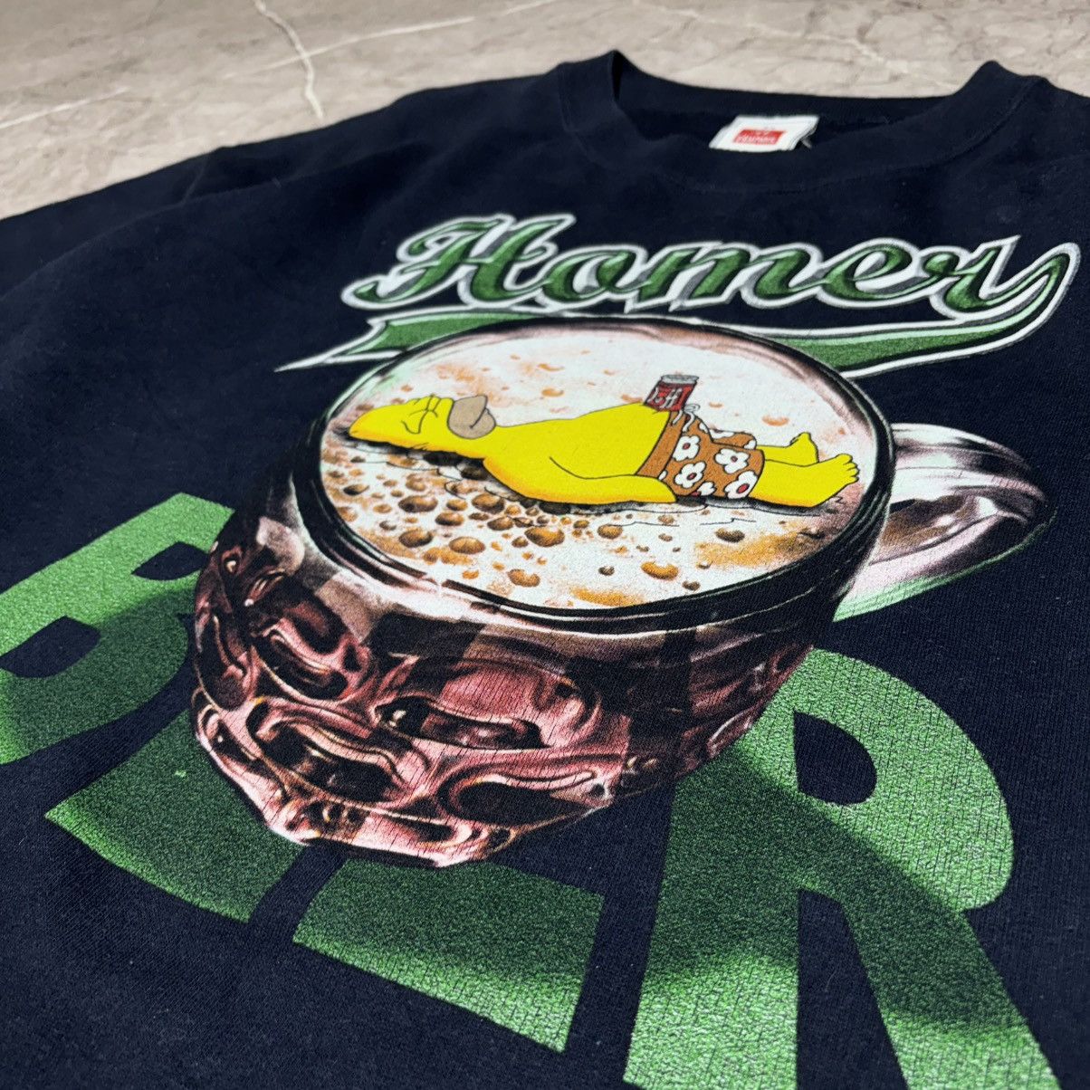 Vintage Sweatshirt The Simpsons Homer Beer 1999 years size XL Size US XL / EU 56 / 4 - 4 Thumbnail