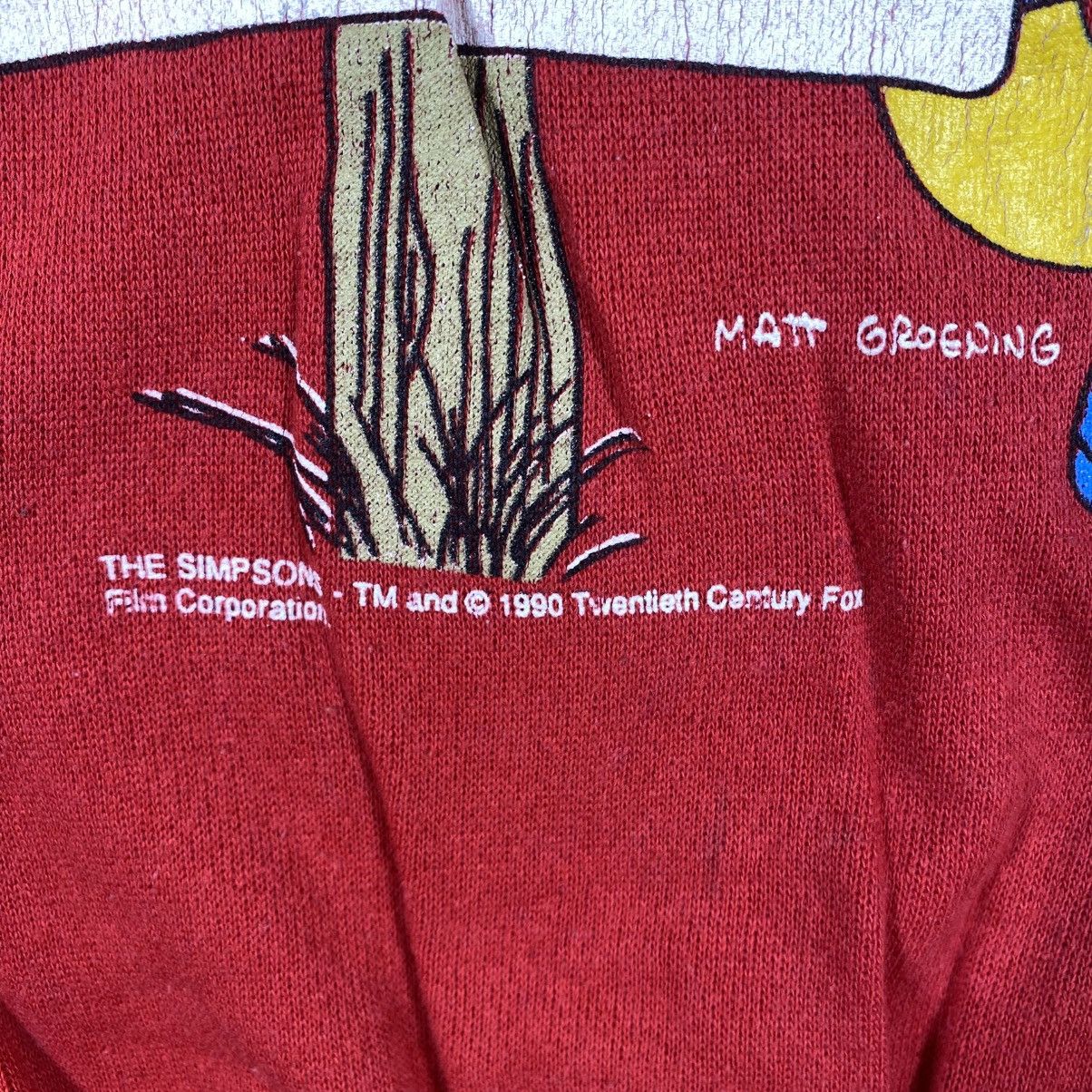 The Simpsons Vintage 90's THE SIMPSONS Bart Simpsons Cartoon Sweatshirt Size US M / EU 48-50 / 2 - 3 Thumbnail