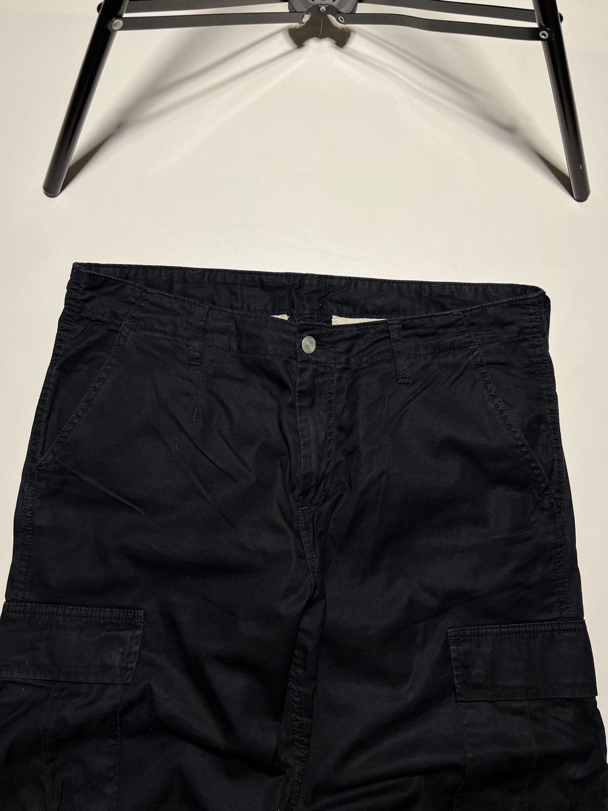 Carhartt Vintage Carhartt Cargo Black Pants Streetwear Y2K Size US 33 - 5 Thumbnail