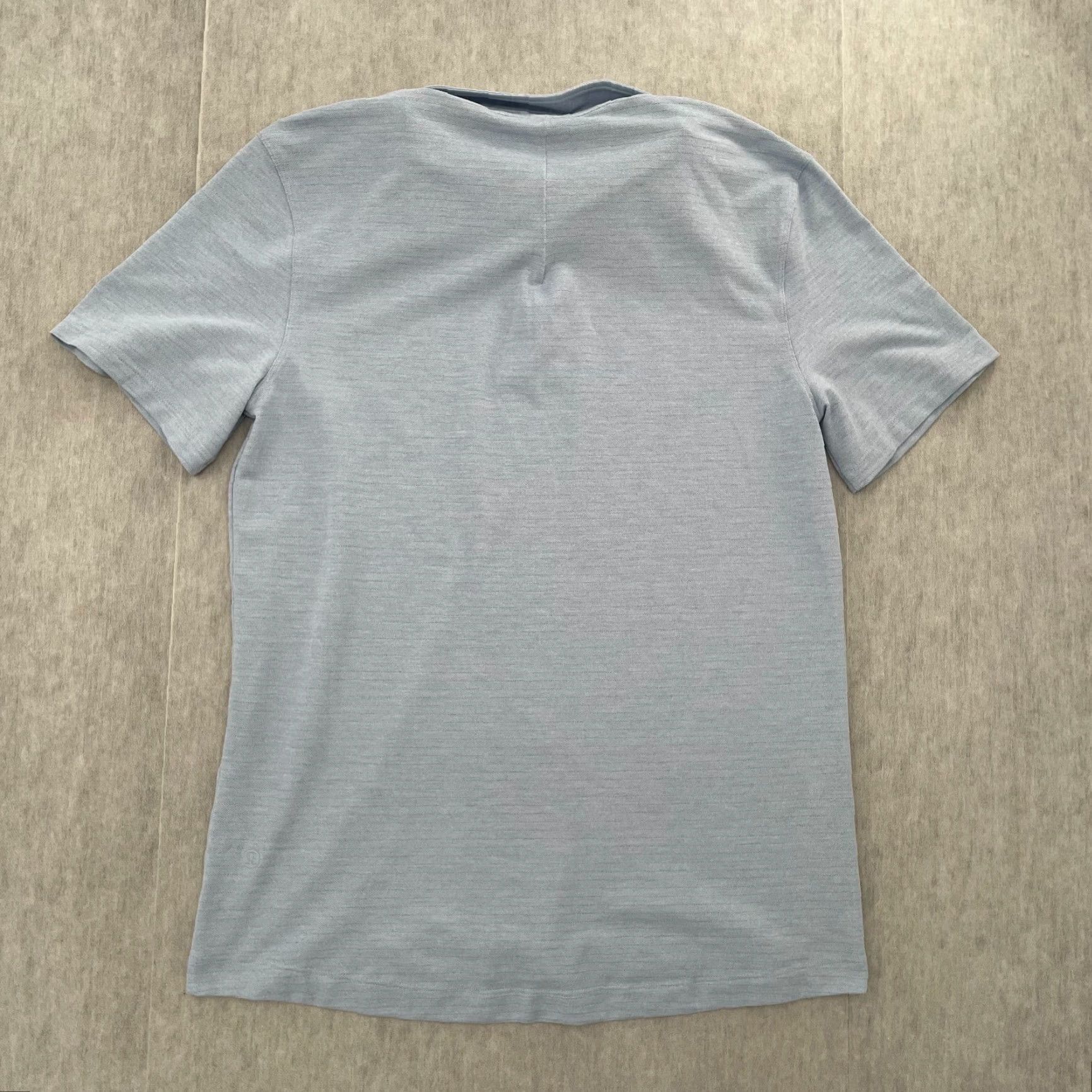 Lululemon Lululemon Tech Polo Shirt Mens Medium Blue Short Sleeve Logo Breathable Lightweight Athletic Size US M / EU 48-50 / 2 - 2 Thumbnail