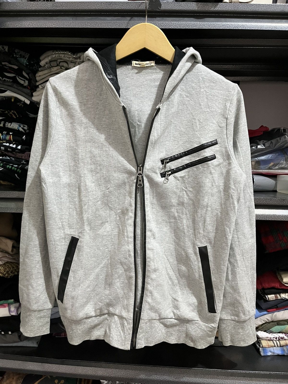 If Six Was Nine × Japanese Brand × Le Grande Bleu (L.G.B.) Semantic design multi zipper ifsixwasnine lgb styled Size US M / EU 48-50 / 2 - 3 Thumbnail
