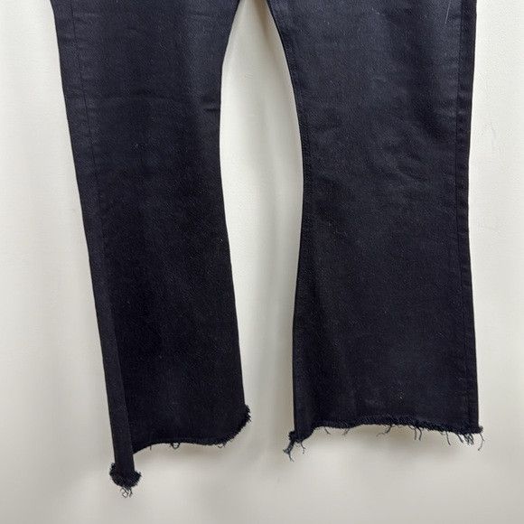 Rag & Bone RAG & BONE cropped flare black 32 black coal Euc Size 31" - 6 Thumbnail
