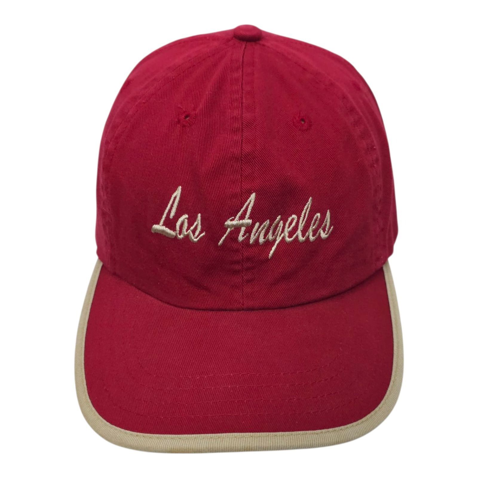 Other Los Angeles Embroidered Script Adjustable Tuck Strap Cap Tru Size ONE SIZE - 9 Thumbnail