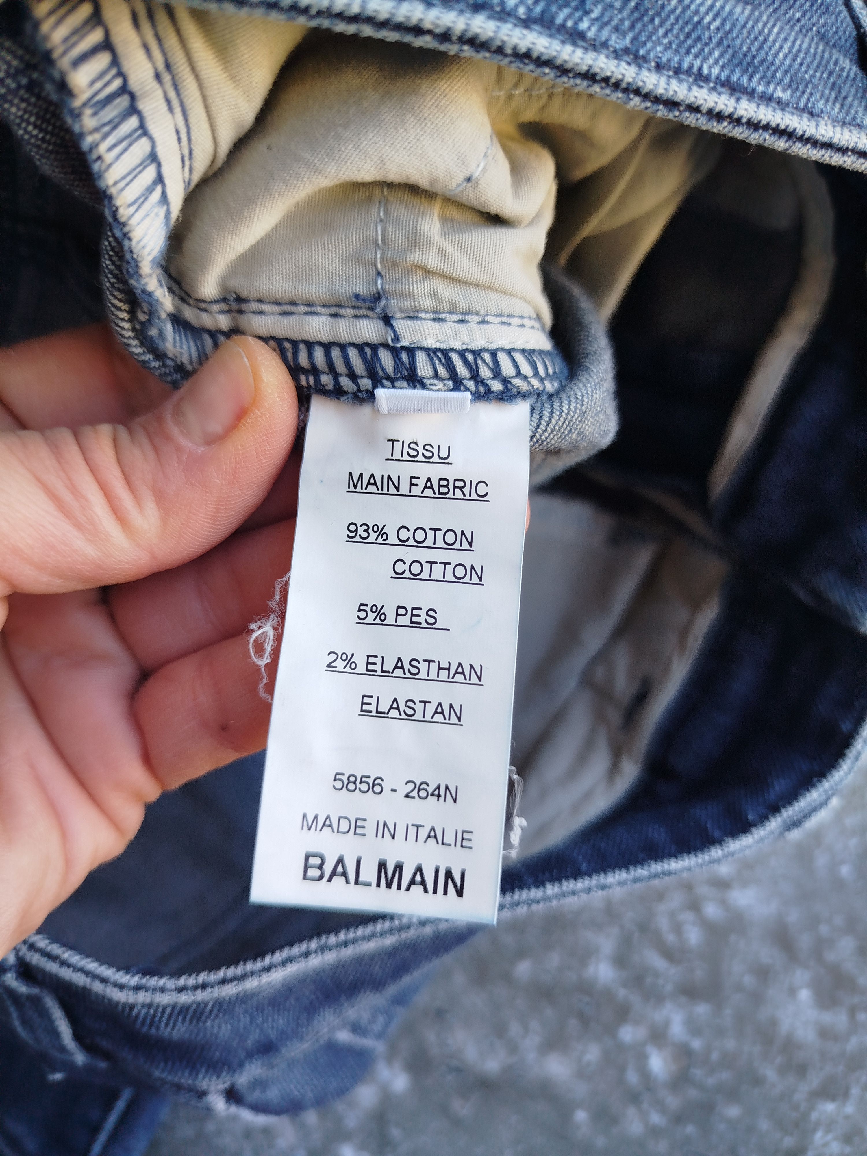 Balmain Balmain Jeans Distressed Biker Skinny Size 38 Size 27" / US 4 / IT 40 - 19 Thumbnail