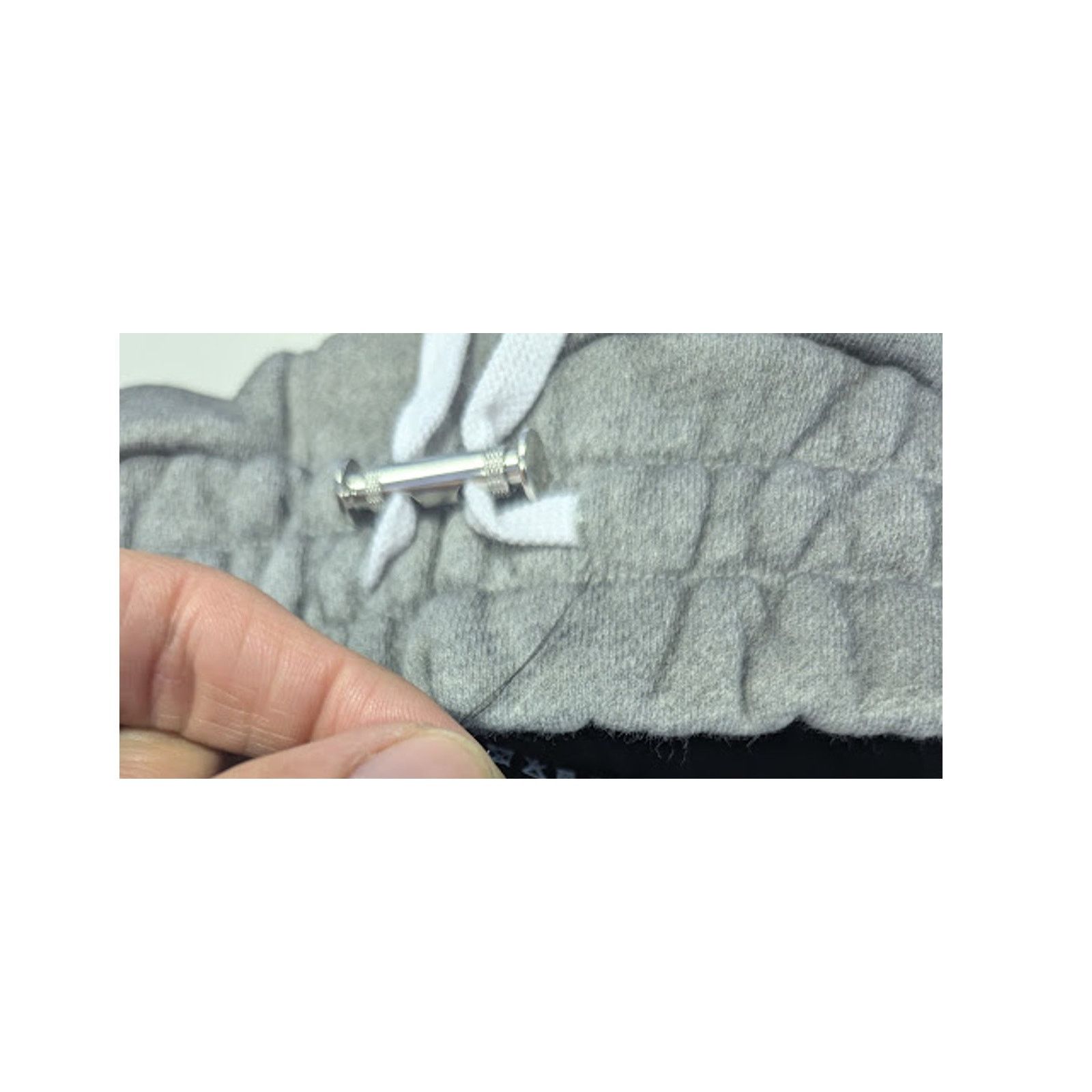 Amiri o1rshd1 Aged Puff Logo Sweatpants in Grey Size US 30 / EU 46 - 21 Thumbnail