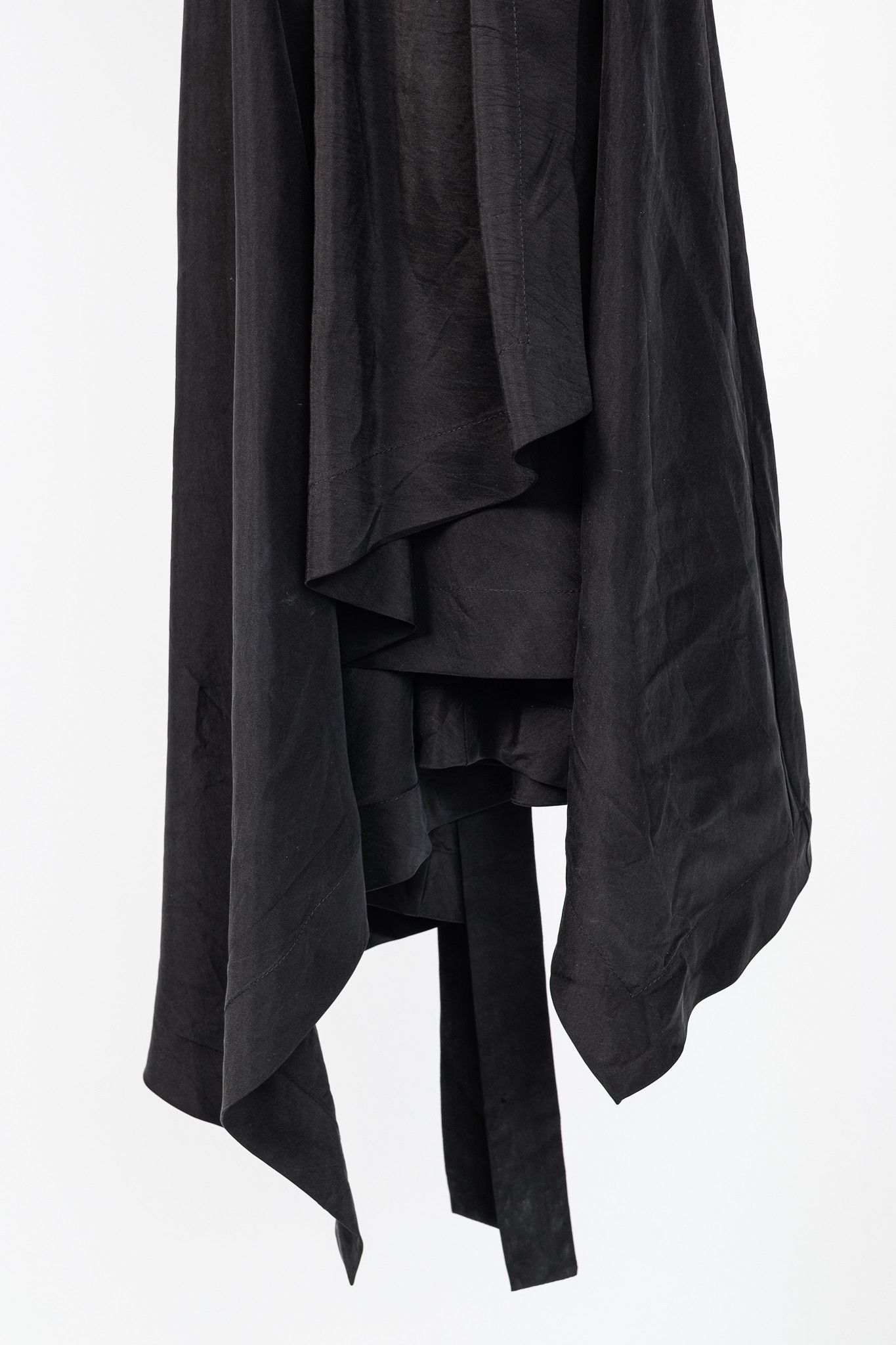 Isabel Marant Isabel Marant Lief Black Silk Wrap-Front Dress Size M / US 6-8 / IT 42-44 - 7 Thumbnail