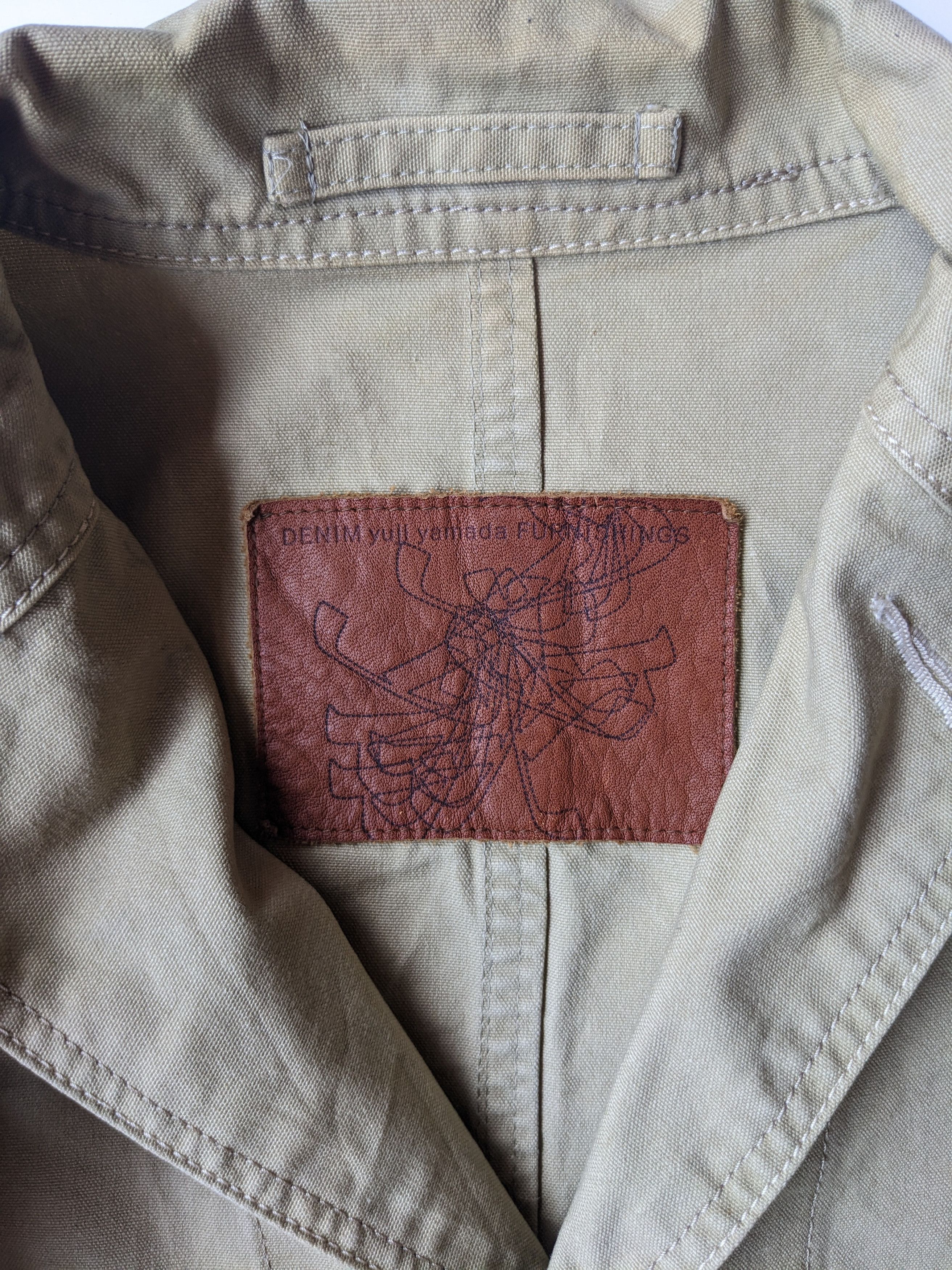 Yuji Yamada Yuji Yamada chore jacket beige denim Size US M / EU 48-50 / 2 - 4 Thumbnail