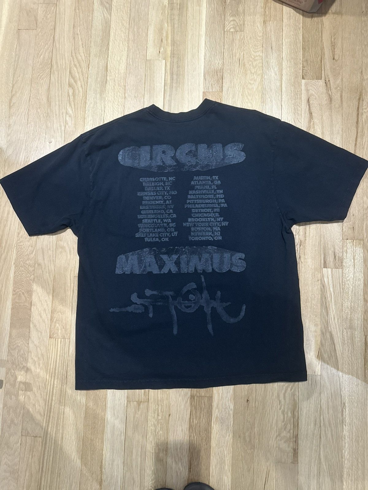 Vintage Travis Scott Circus Maximus Tour Shirt Size US XXL / EU 58 / 5 - 3 Thumbnail