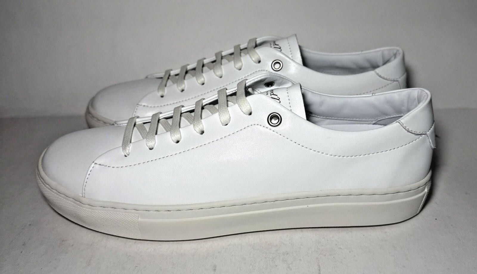 Good Man Brand GOOD MAN BRAND Edge Low Top Sneaker Nappa Leather White Size US 10.5 / EU 43-44 - 1 Thumbnail