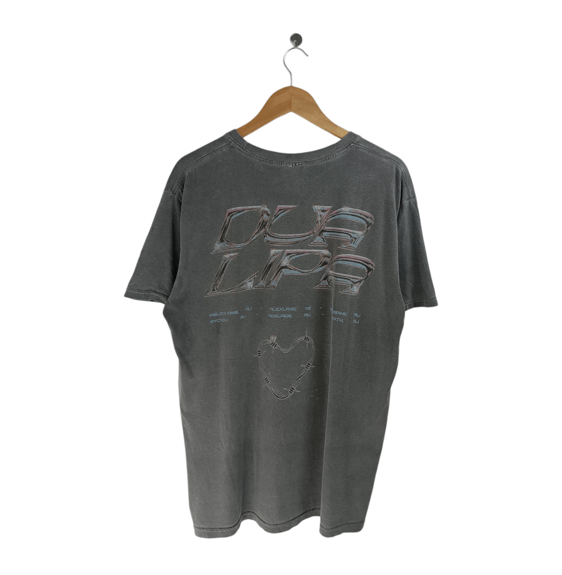 Rap Tees VINTAGE DUA LIPA AU/NZ TOUR TEE FADED sza swift gaga bebe Size US L / EU 52-54 / 3 - 2 Thumbnail