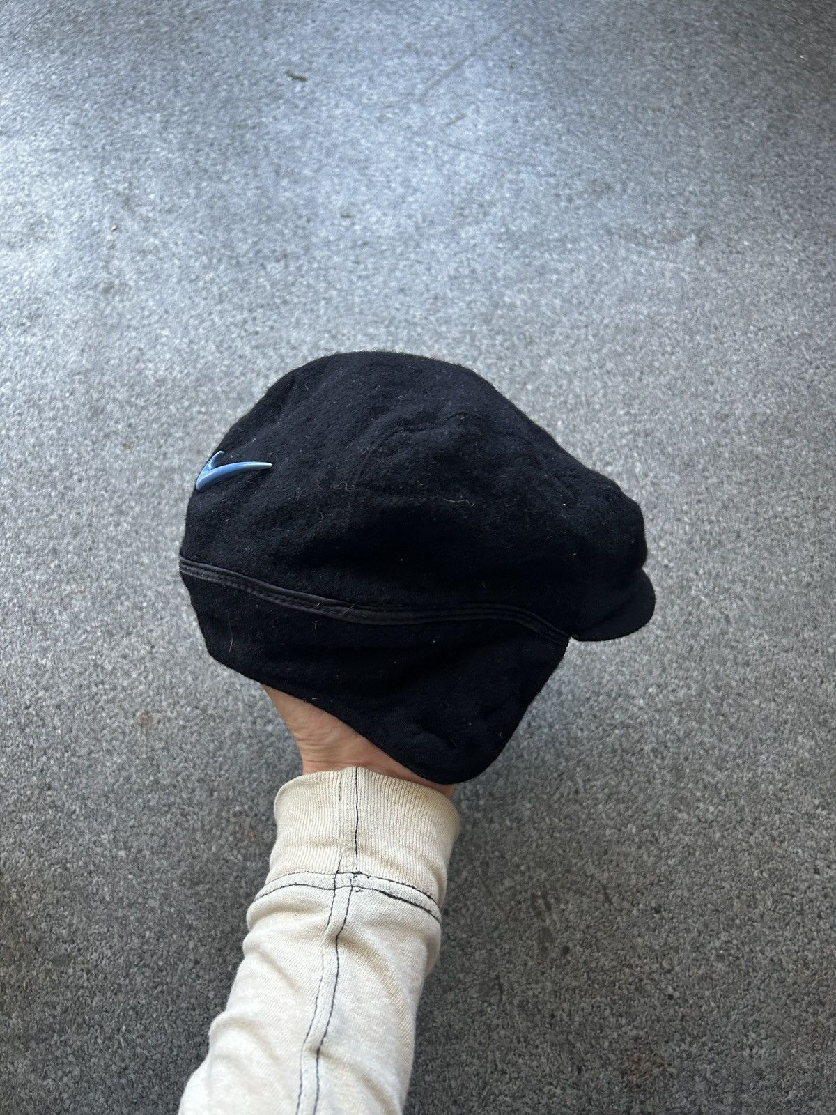 Nike × Vintage Vintage Nike Wool Y2K Flat Cap Hats Size ONE SIZE - 5 Thumbnail