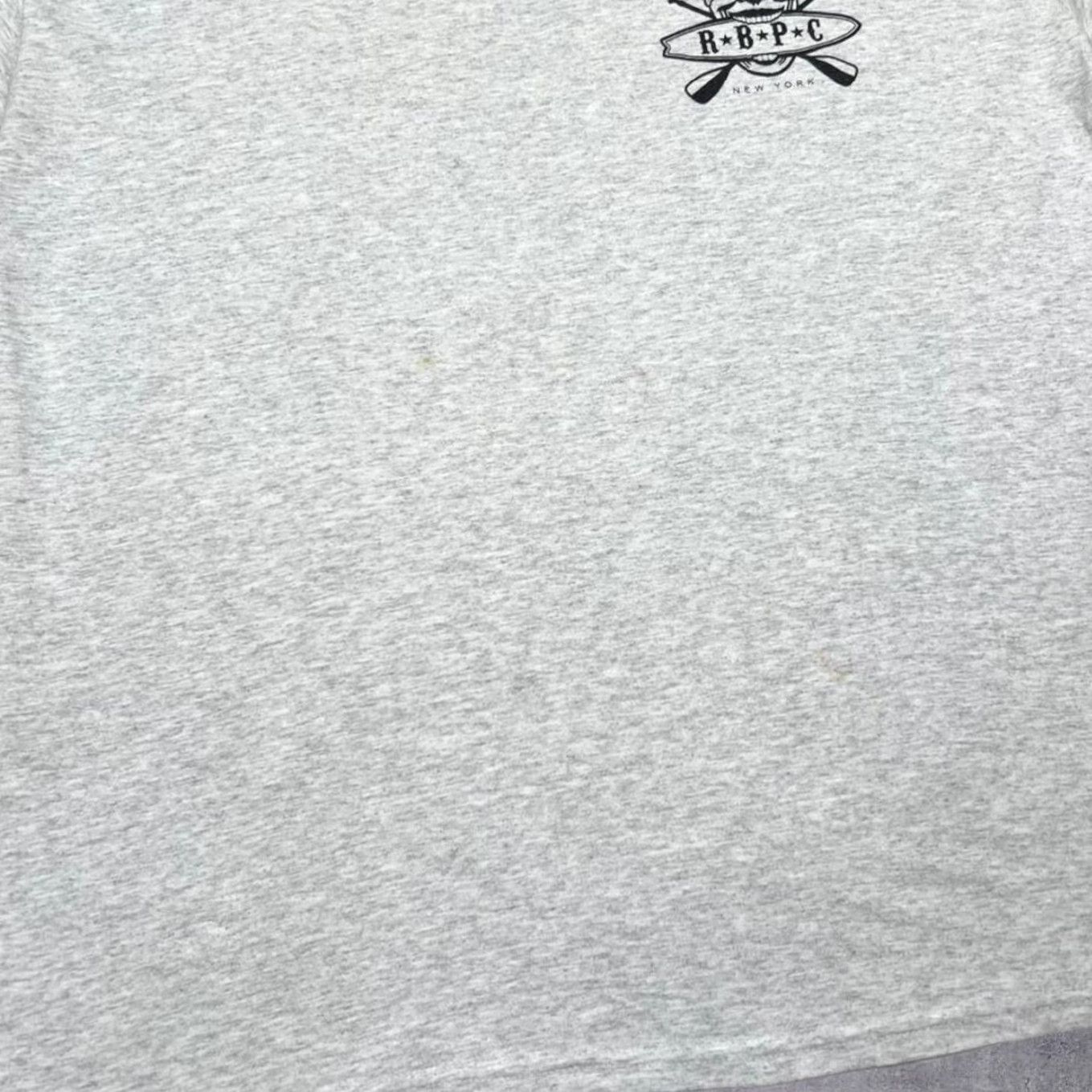 Jerzees Jerzees Rockaway Beach Paddle Club RBPC New York Souvenir Graphic T-Shirt Large Grey Mens Shirt Regular Short Sleeve Cotton Vintage? Size US L / EU 52-54 / 3 - 5 Thumbnail