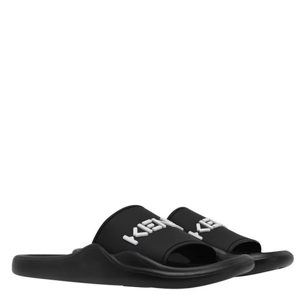 Kenzo o1g2r1mq1024 Sport Pool Sliders in Black Size US 8 / IT 38 - 3 Thumbnail