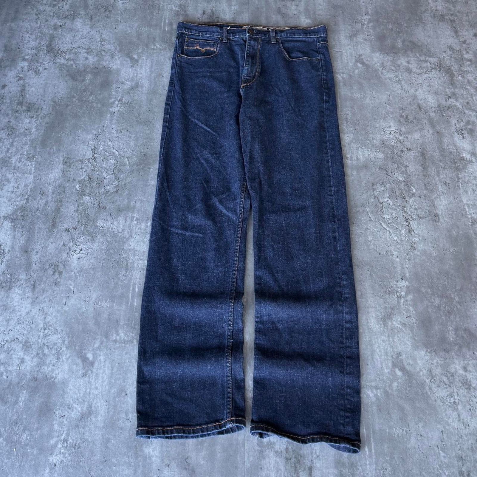 Japanese Brand × LRG × Vintage Vintage Y2K LRG Embroidered Grunge Opium Denim Jeans Size US 35 - 2 Thumbnail