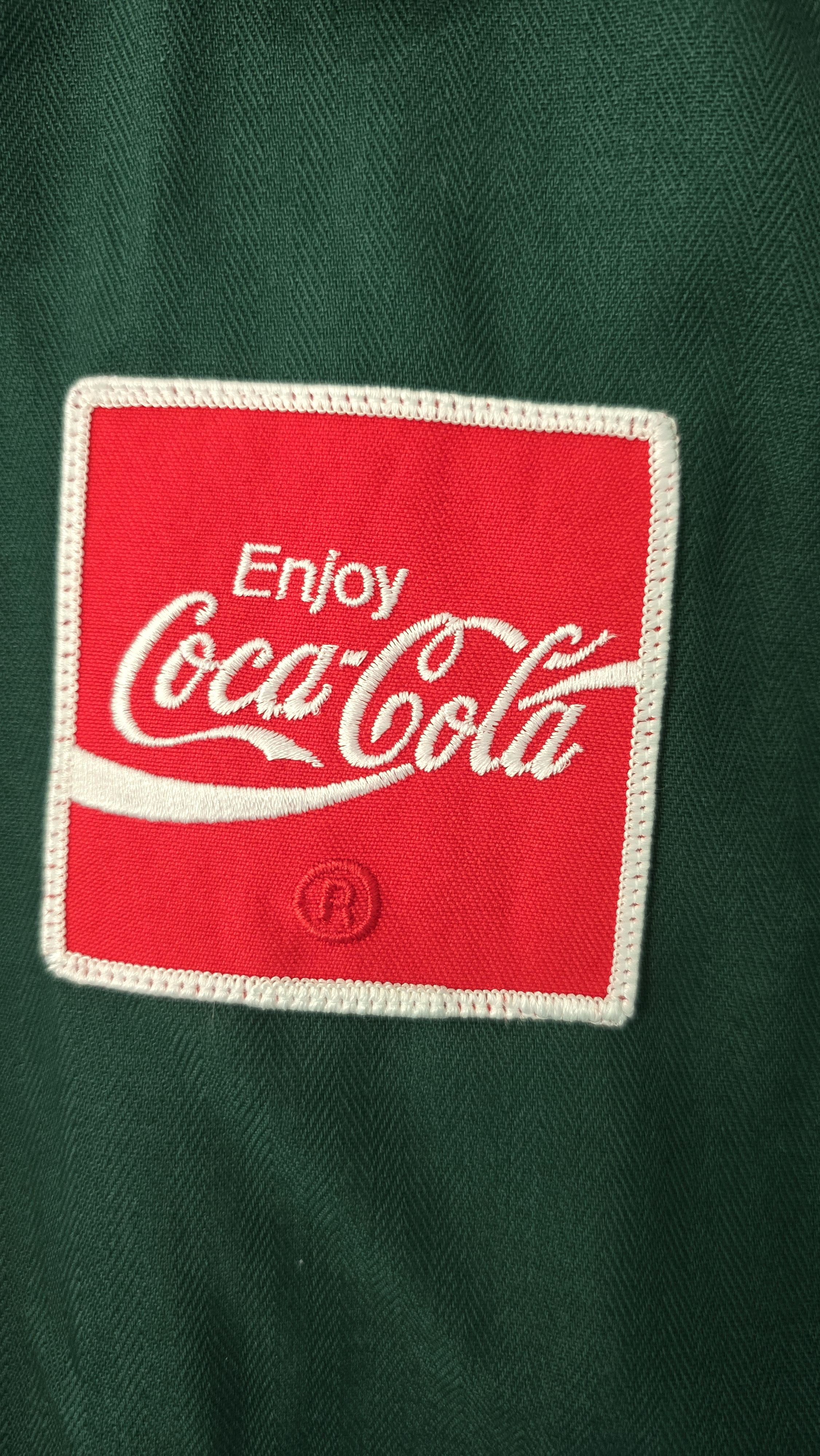 Coca Cola Vintage 70s Coca - Cola Workers Jacket Size US L / EU 52-54 / 3 - 3 Thumbnail
