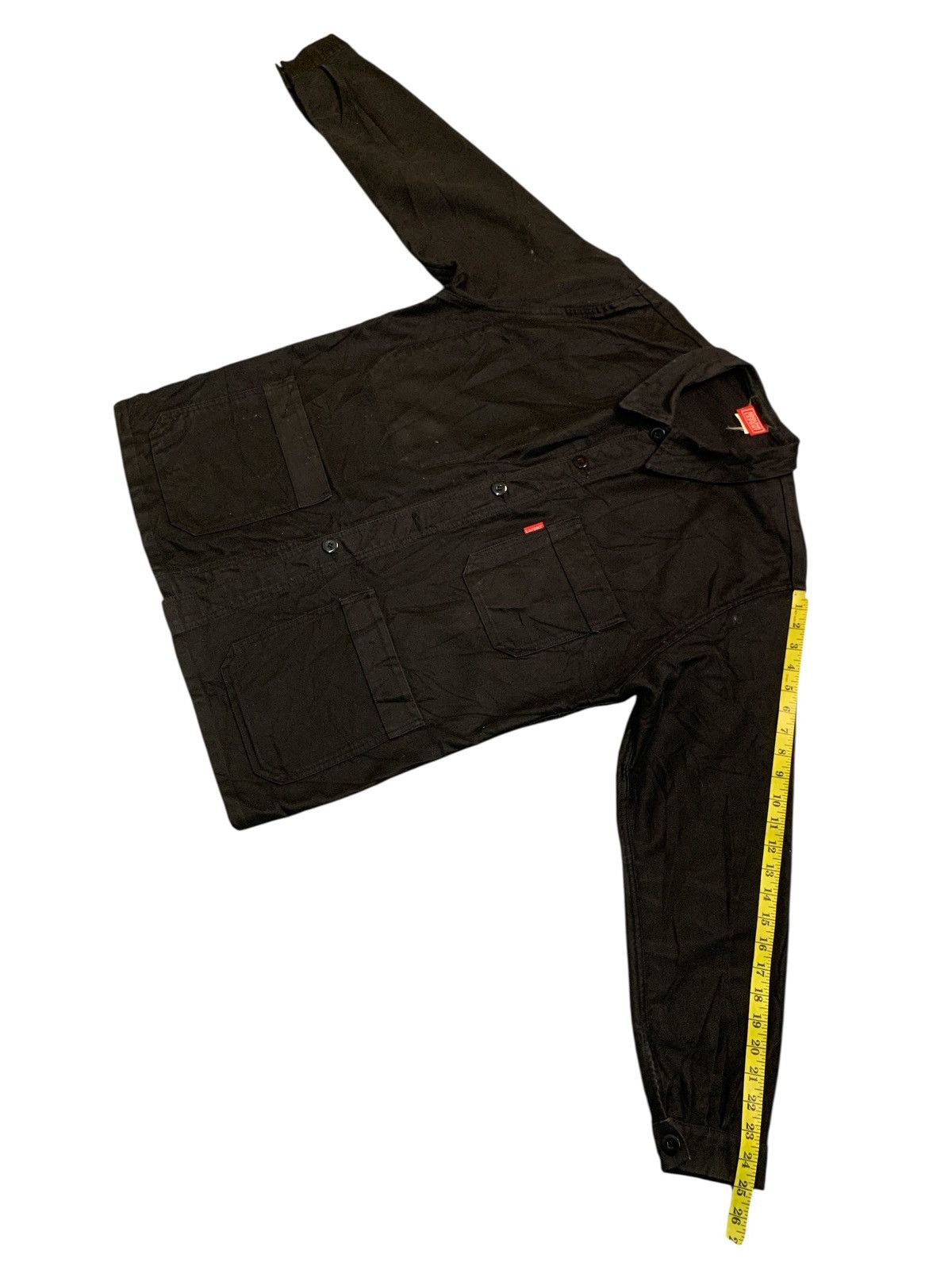 Other Rare Vintage Adolphe Lafont Black Moleskin Chore Jacket Size US L / EU 52-54 / 3 - 11 Thumbnail