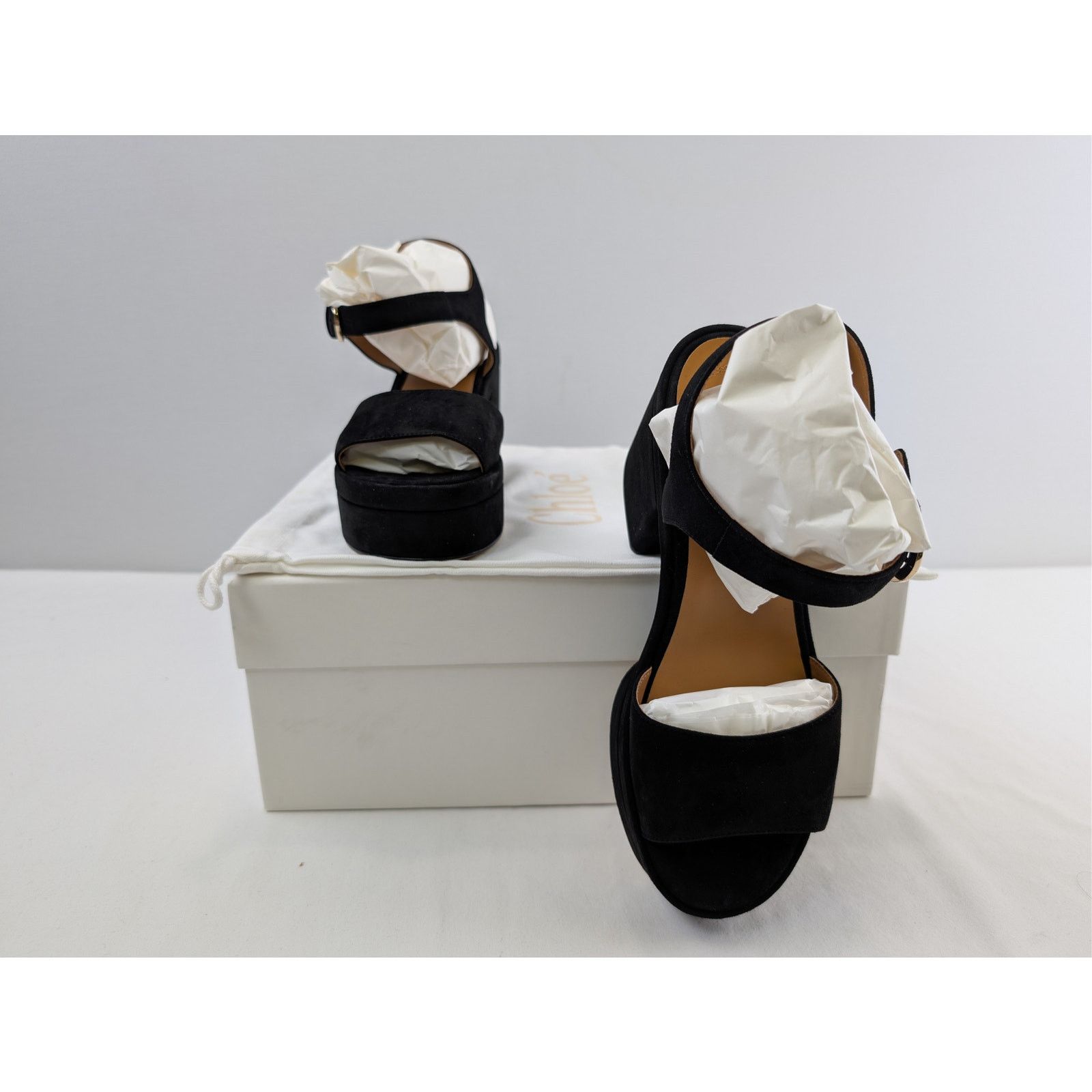 Chloe o1rshd1 Womens Sandal in Black Size US 8 / IT 38 - 18 Thumbnail