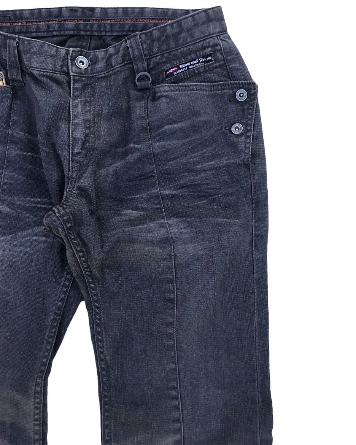 Nicole Club ‼️OFFER ME‼️ Nicole Club for Men Leather Pocket Flared Pants Size US 29 - 7 Thumbnail