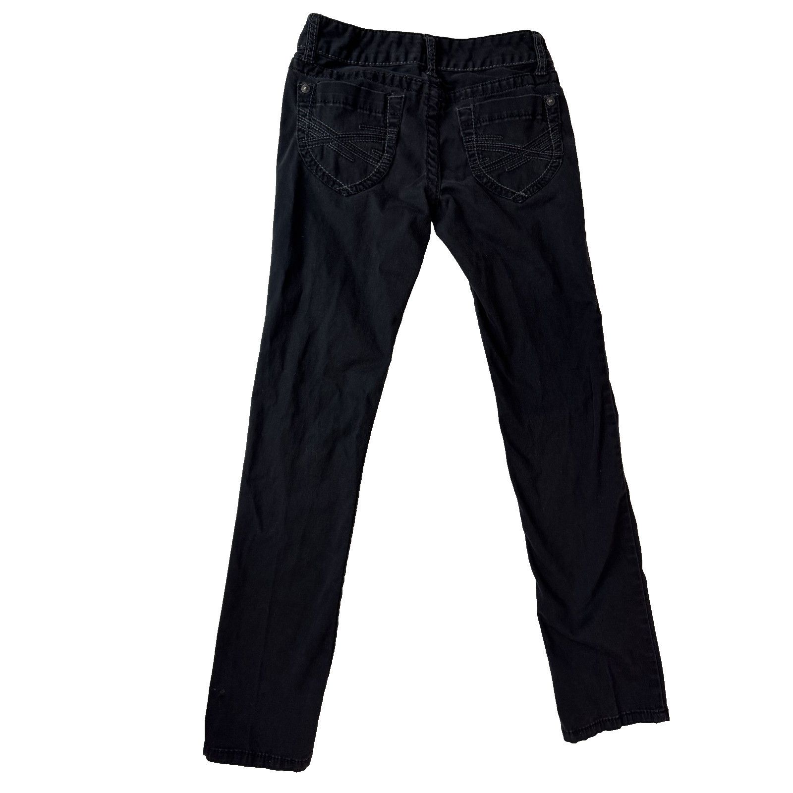 Other Aeropostale Bayla Skinny Jeans Low Rise Black Y2K Indie Emo Size 26" / US 2 / IT 38 - 1 Thumbnail