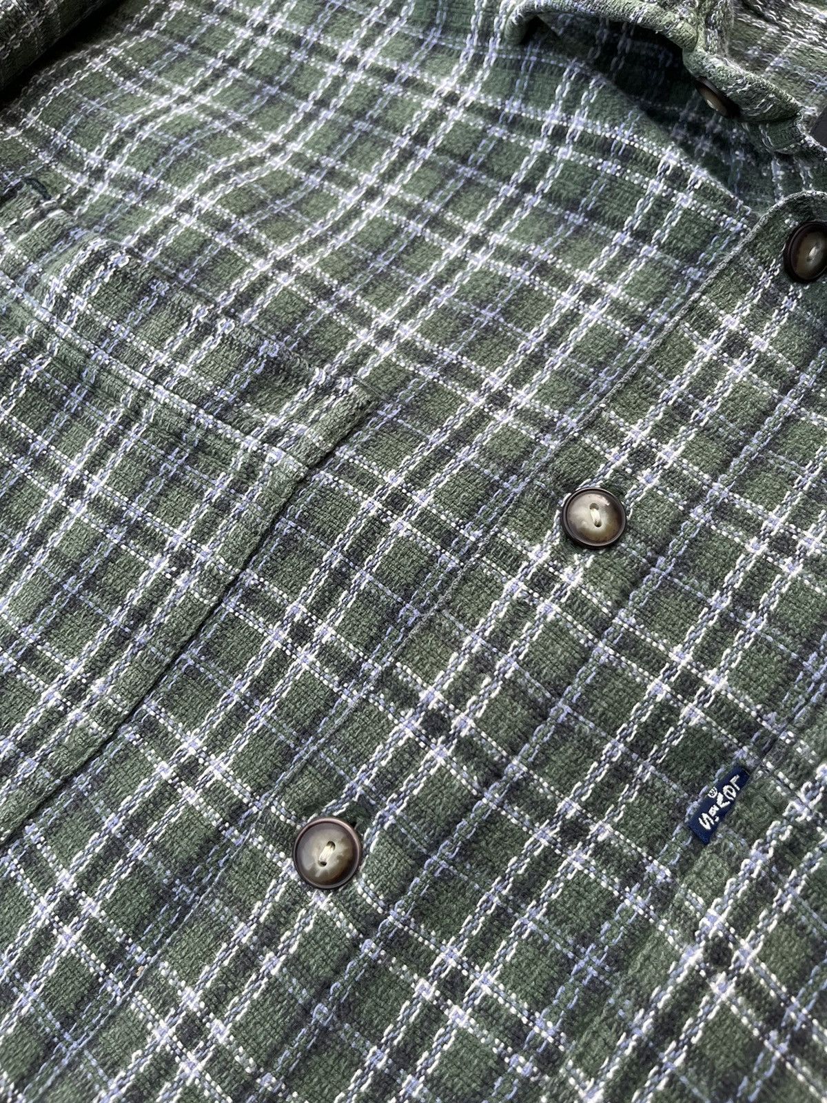 Levi's × Levi's Vintage Clothing × Vintage Vintage 90s Levi’s flannel plaid shirt knit checkered pocket Size US L / EU 52-54 / 3 - 10 Thumbnail