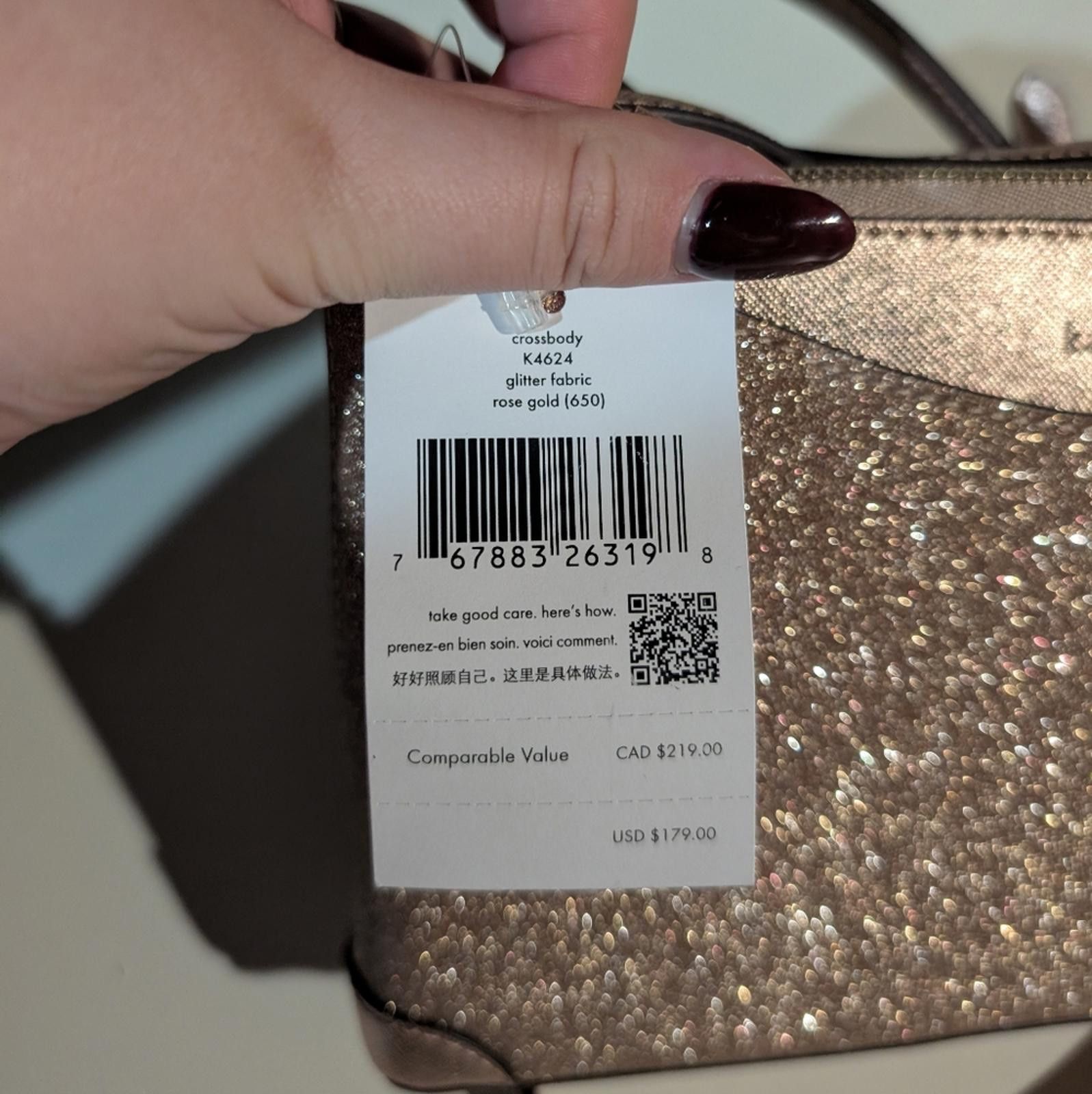 Other Kate Spade Sparkling crossbody- rose gold Size ONE SIZE - 4 Thumbnail