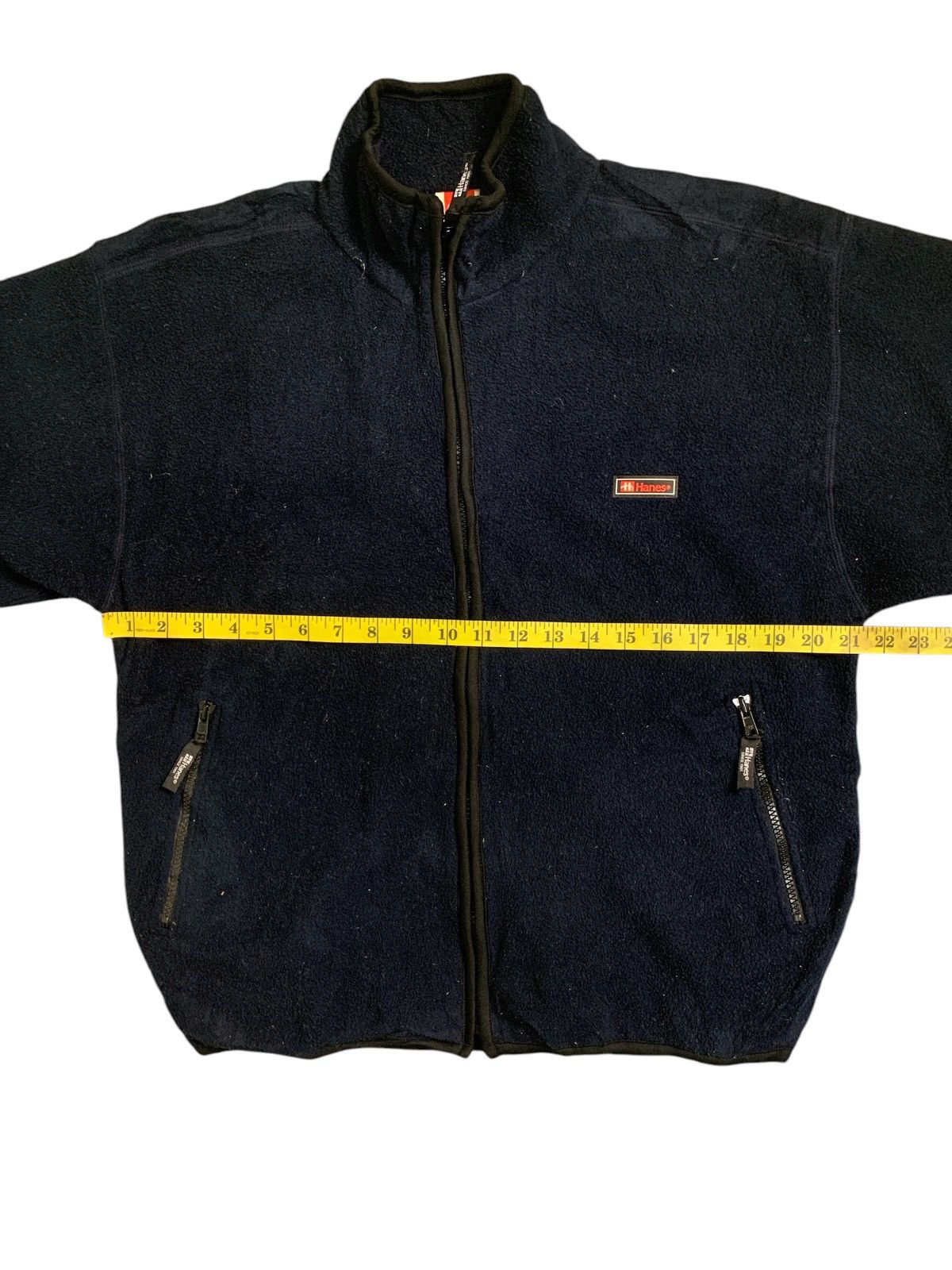 Hanes × Vintage Rare Design Vintage Hanes Fleece Zipper Sweater Size US M / EU 48-50 / 2 - 10 Thumbnail