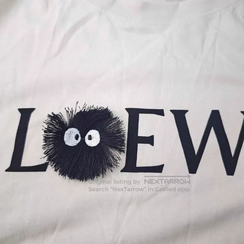 Loewe Loewe Beige Joint Big Logo 3D Coal Short Sleeve Size US L / EU 52-54 / 3 - 8 Thumbnail