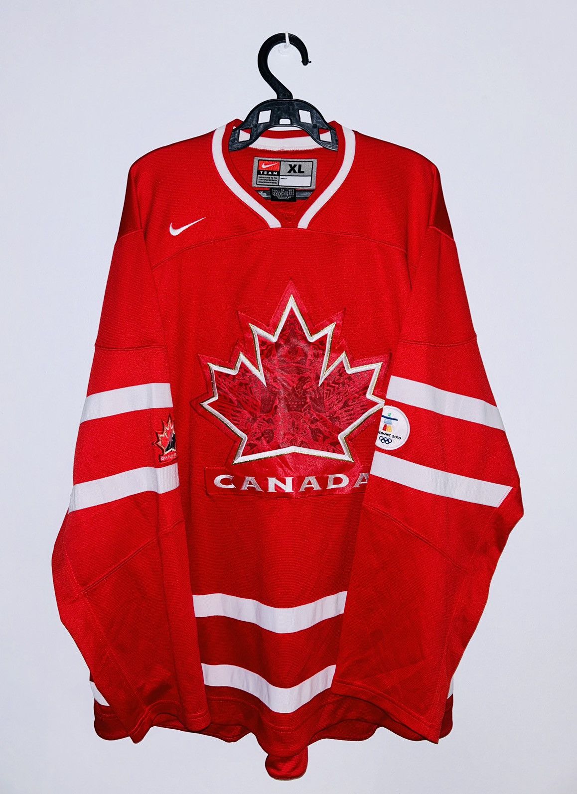image of Canada 2010 Olympics Hockey Jersey in Red, Men's (Size XL)