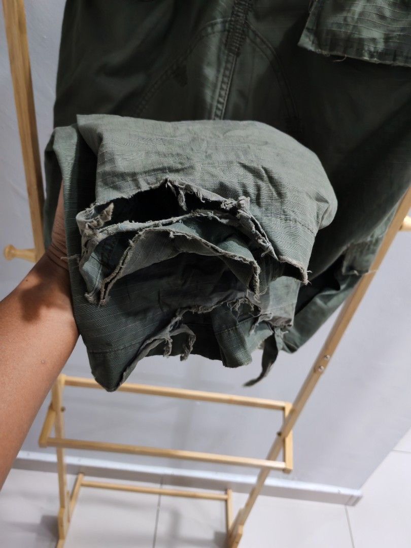 Alpha Industries Alpha Industries OD Ripstop Cargo Pants – Zip Cuffs Size US 34 / EU 50 - 3 Thumbnail