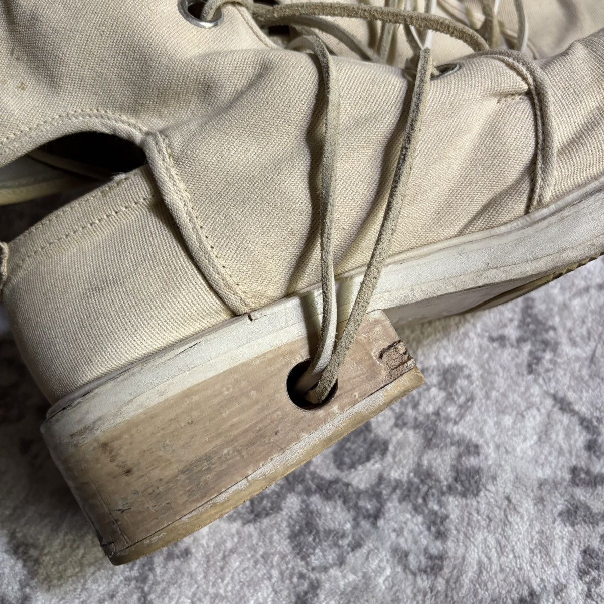 Dirk Bikkembergs Dirk Bikkembergs 90s Canvas Cutout Lace Up Boots | Size 42 Size US 10 / EU 43 - 2 Thumbnail