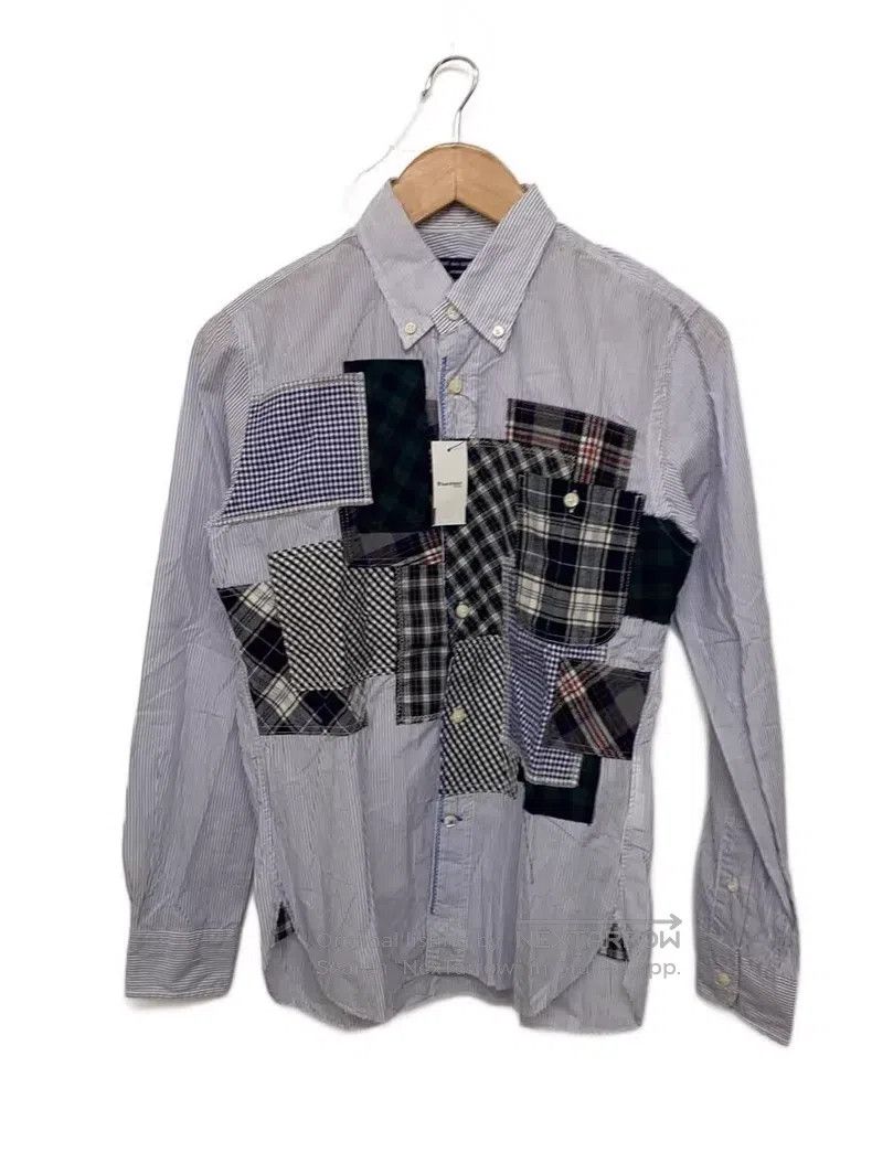 Comme des Garcons Comme Des Garcons Plaid patchwork striped long-sleeved shi Size US XS / EU 42 / 0 - 1 Thumbnail