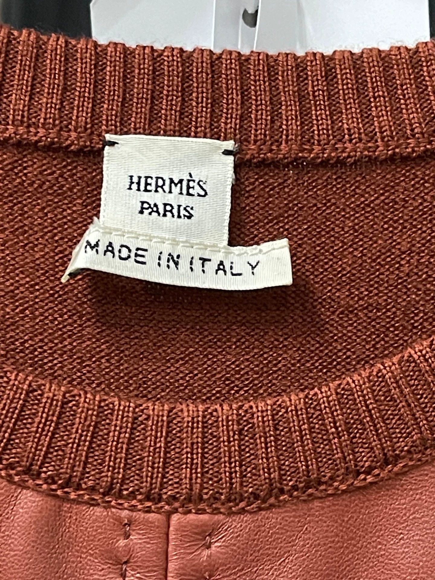 Hermes Hermes Colorblocked Leather Vest 36 Size XS / US 0-2 / IT 36-38 - 6 Thumbnail