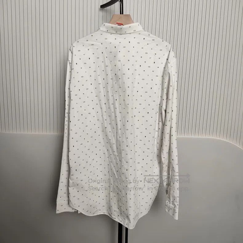 Dior Dior Size41 Old-fashioned printed shirt Size US XXS / EU 40 - 2 Thumbnail