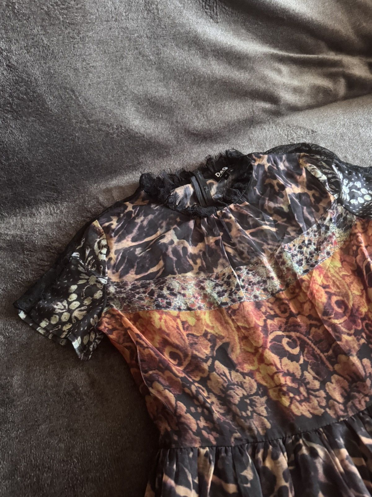 Dolce & Gabbana Dolce gabbana lixury floral print dress silk Size S / US 4 / IT 40 - 2 Thumbnail