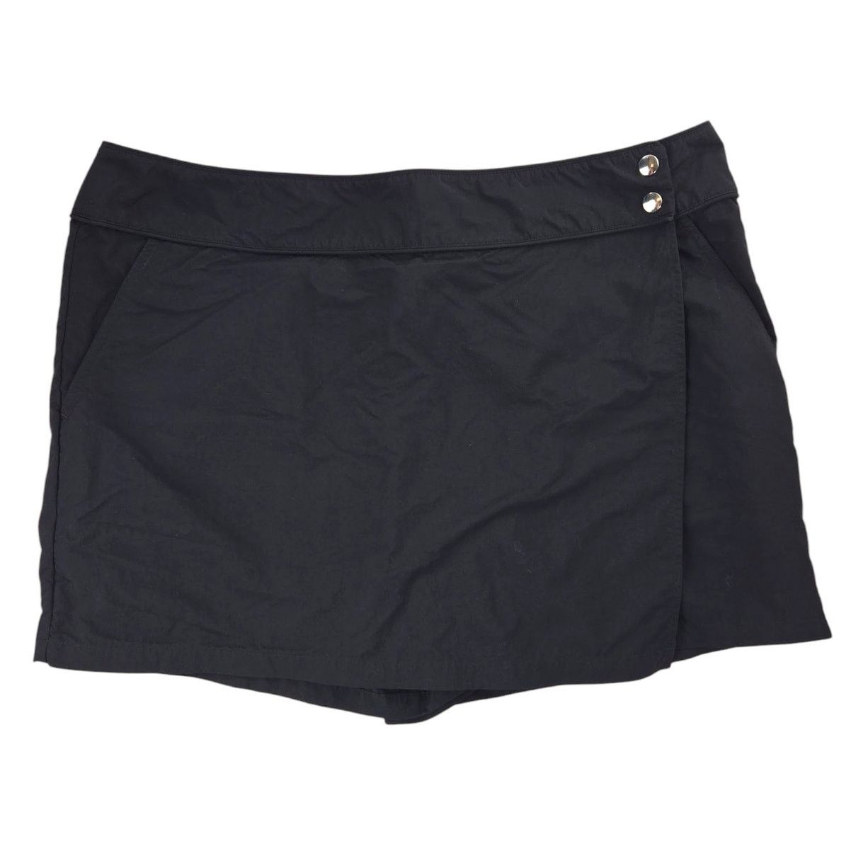 Eddie Bauer Eddie Bauer | Black, Nylon, Skort | Size 18 Size 36" / US 14 / IT 50 - 1 Thumbnail