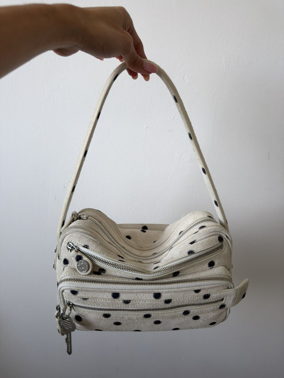 Acne Studios Acne Studios Camero Runway Bag Polka Dot Suede Limited Ed. Size ONE SIZE - 23 Thumbnail