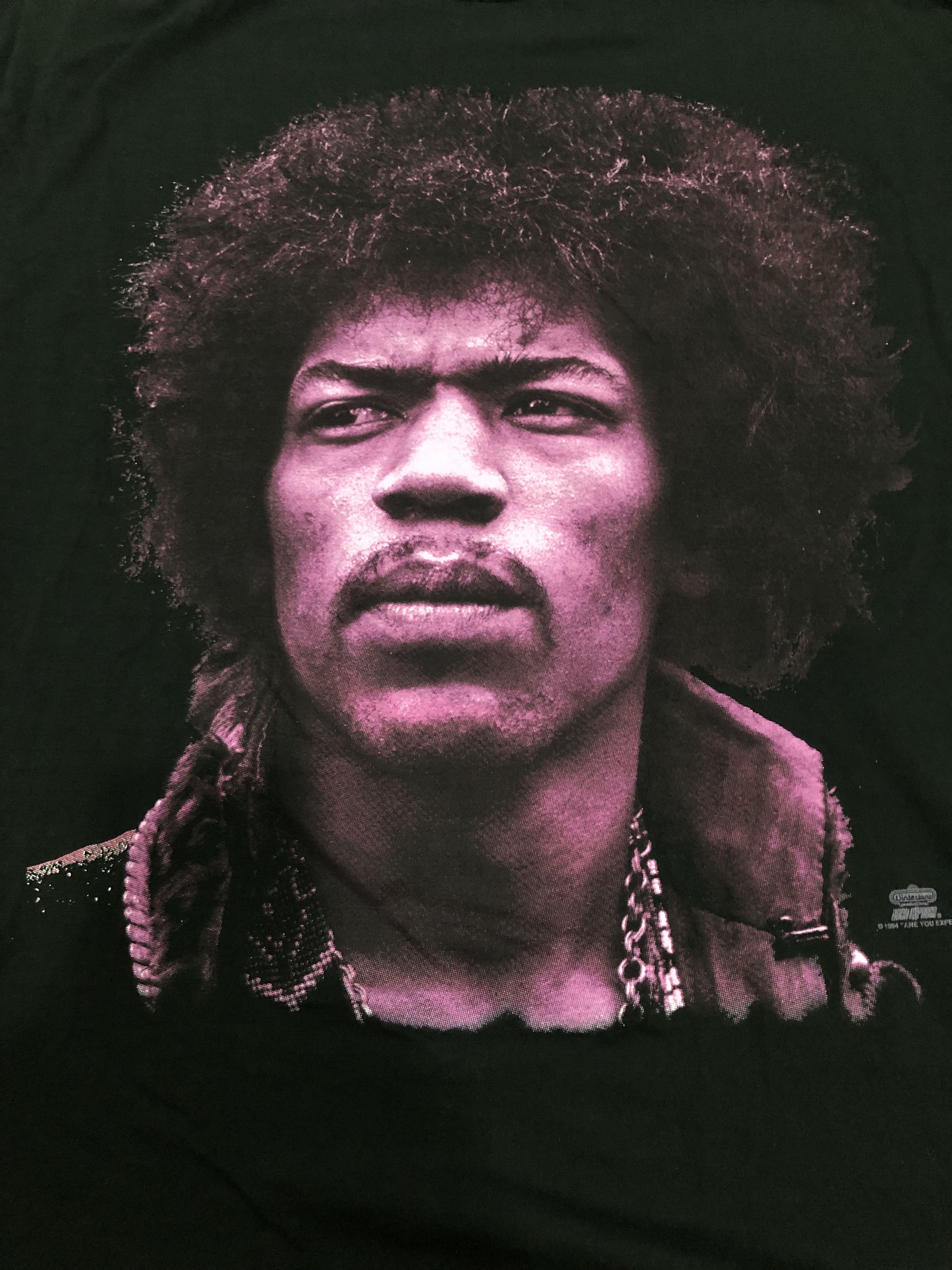 Jimi Hendrix Vintage Jimi Hendrix Foundation T-Shirt Black (XL) Size US XL / EU 56 / 4 - 3 Thumbnail