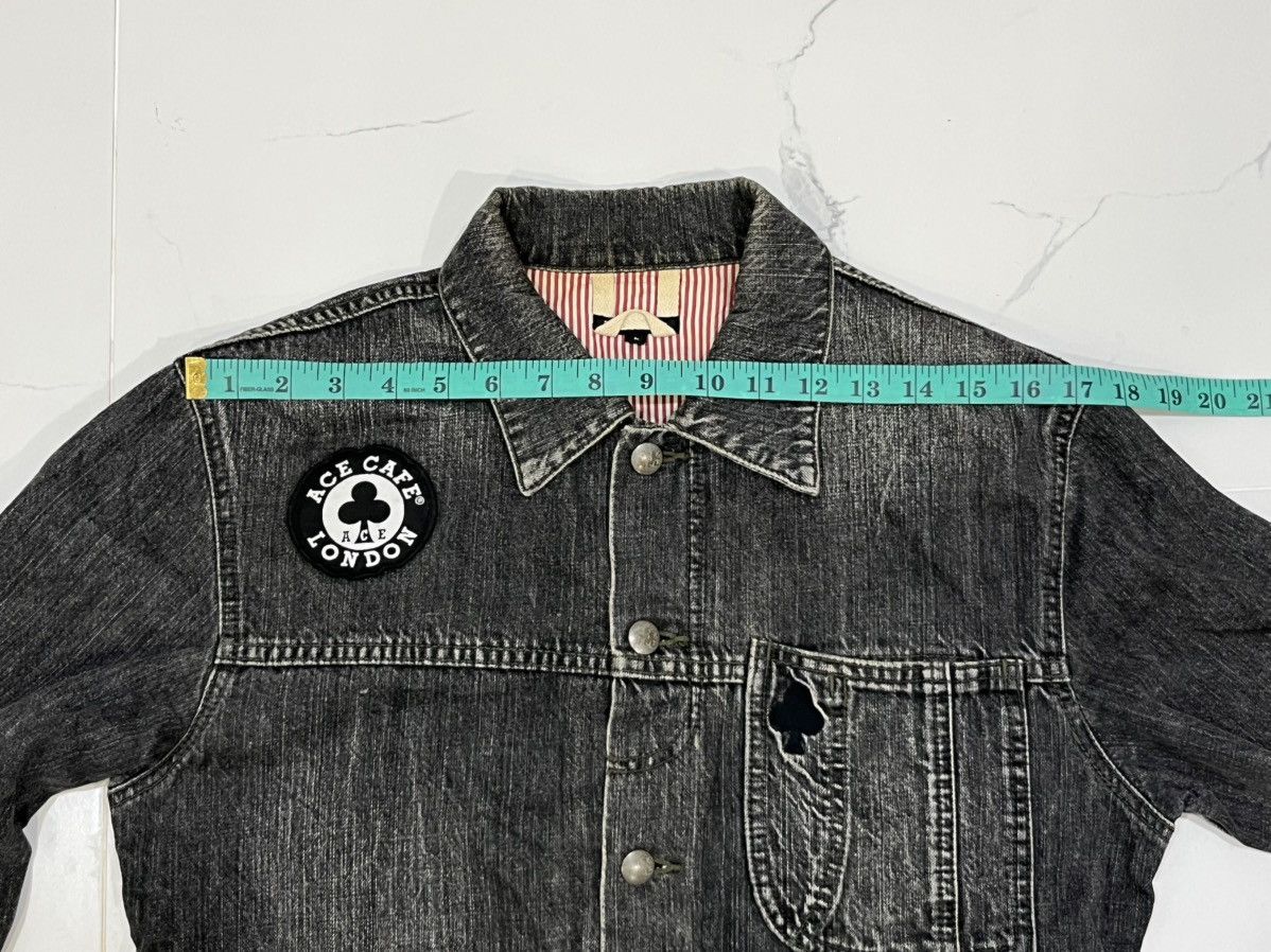 R.Newbold R.Newbold Ace Cafe London collaboration black denim jacket Size US L / EU 52-54 / 3 - 19 Thumbnail