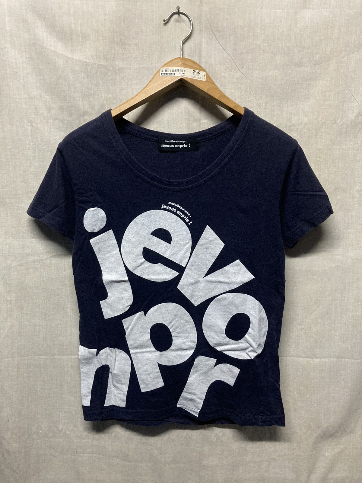Issey Miyake × mercibeaucoup Mercibeaucoup Issey Miyake Navy Tee Size XS / US 0-2 / IT 36-38 - 2 Thumbnail