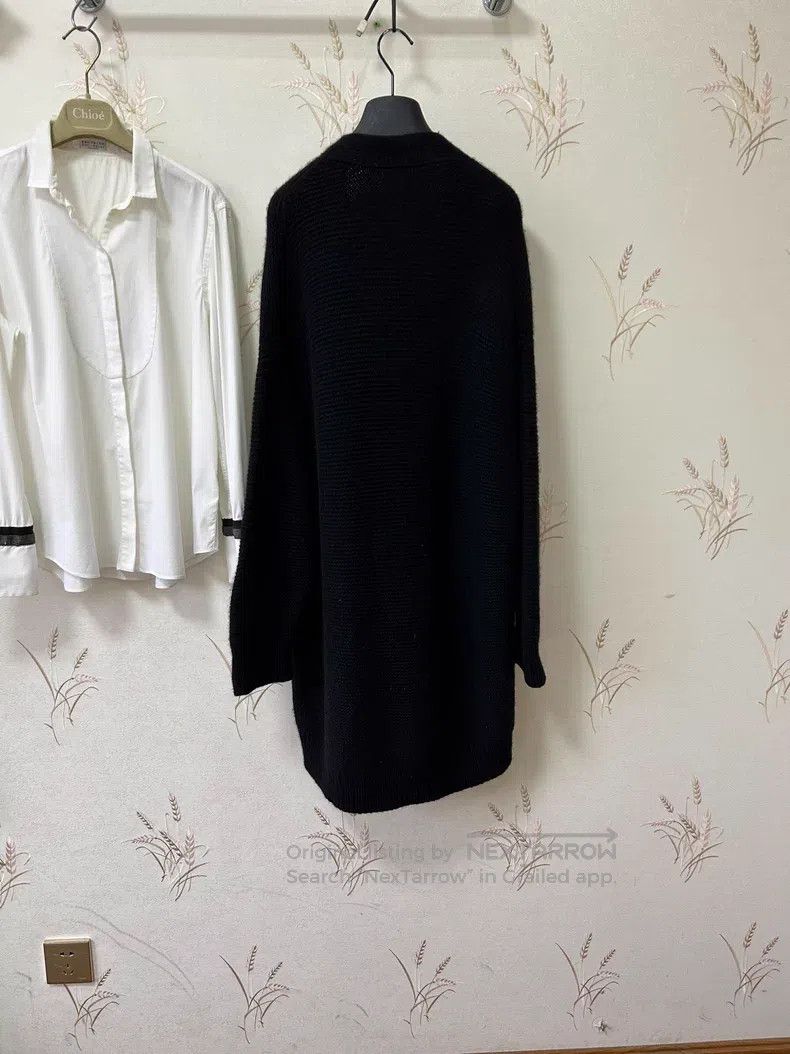 The Row The Row Black cashmere knit cardigan Size L / US 10 / IT 46 - 3 Thumbnail