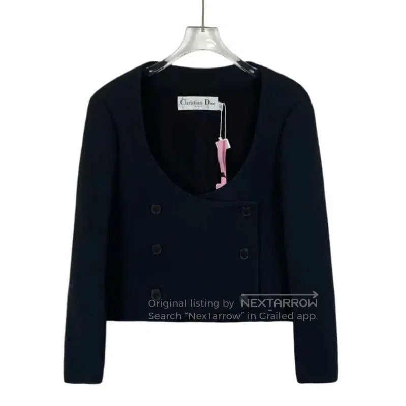 Dior Dior Black Wool Women's Jacket . Size S / US 4 / IT 40 - 1 Thumbnail