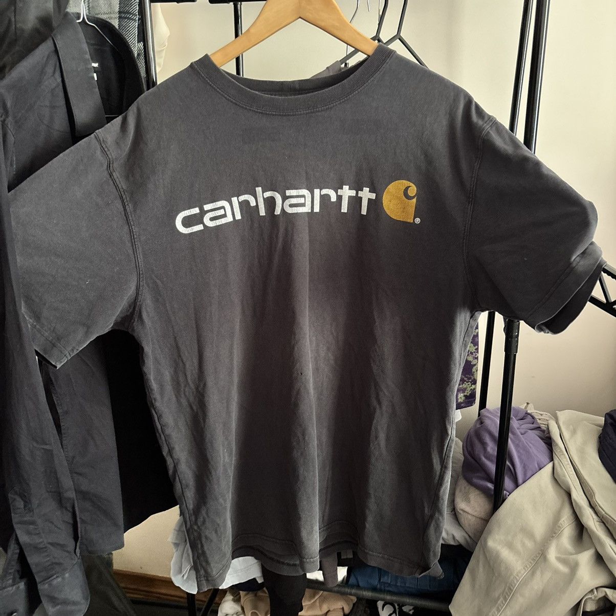 Carhartt Vintage Y2K Faded And Distressed Carhartt WIP Oversize Tee Size US M / EU 48-50 / 2 - 1 Thumbnail