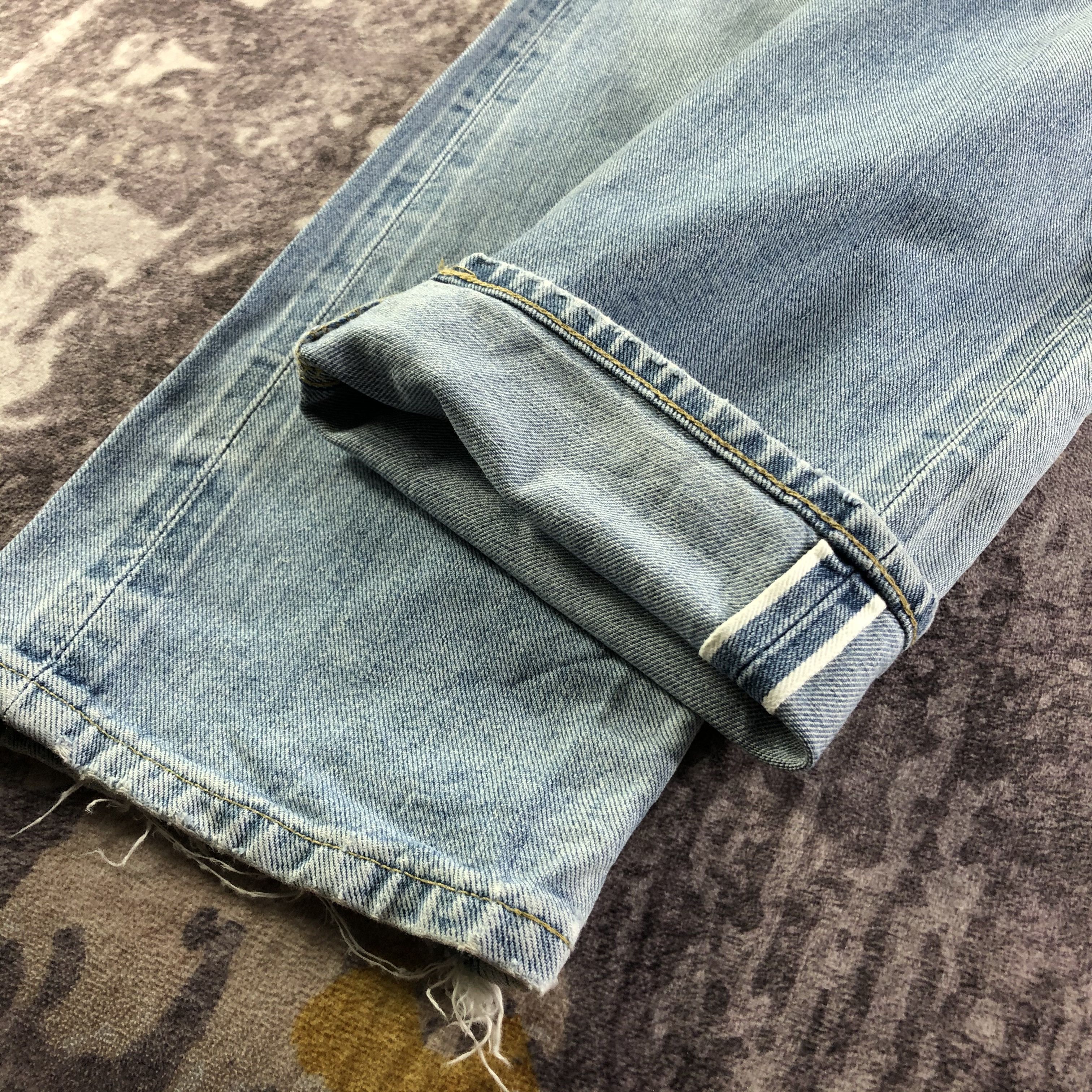 Lee × Vintage Vintage Light Wash Lee Selvedge Jeans-JM3585 Size 28" / US 6 / IT 42 - 7 Thumbnail